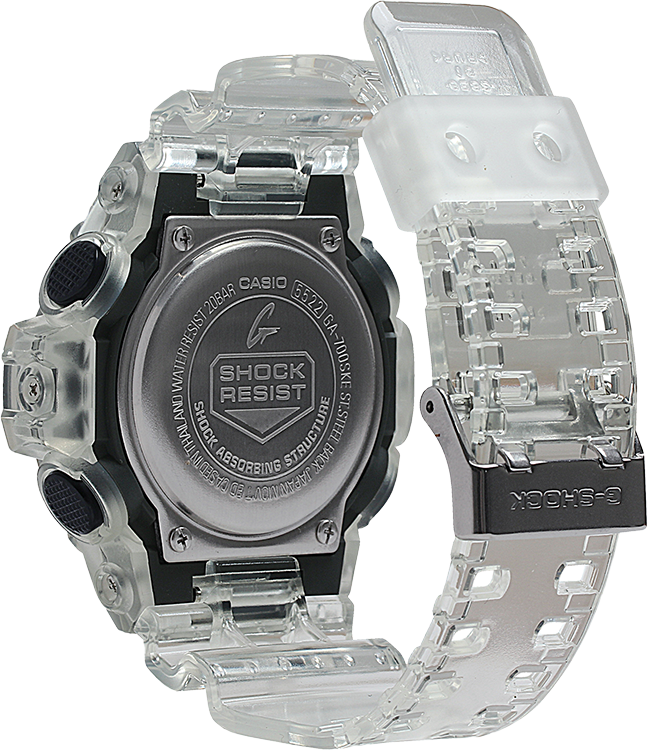 Casio G-Shock -  Ani/Digi - Transparent GA700SKE-7A