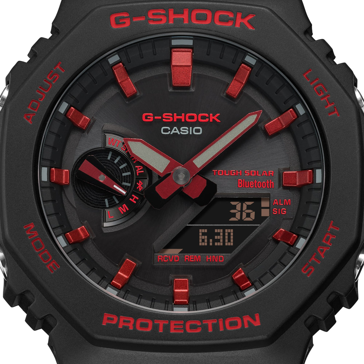 Casio G-Shock -  GAB2100 Solar - Ignite Red