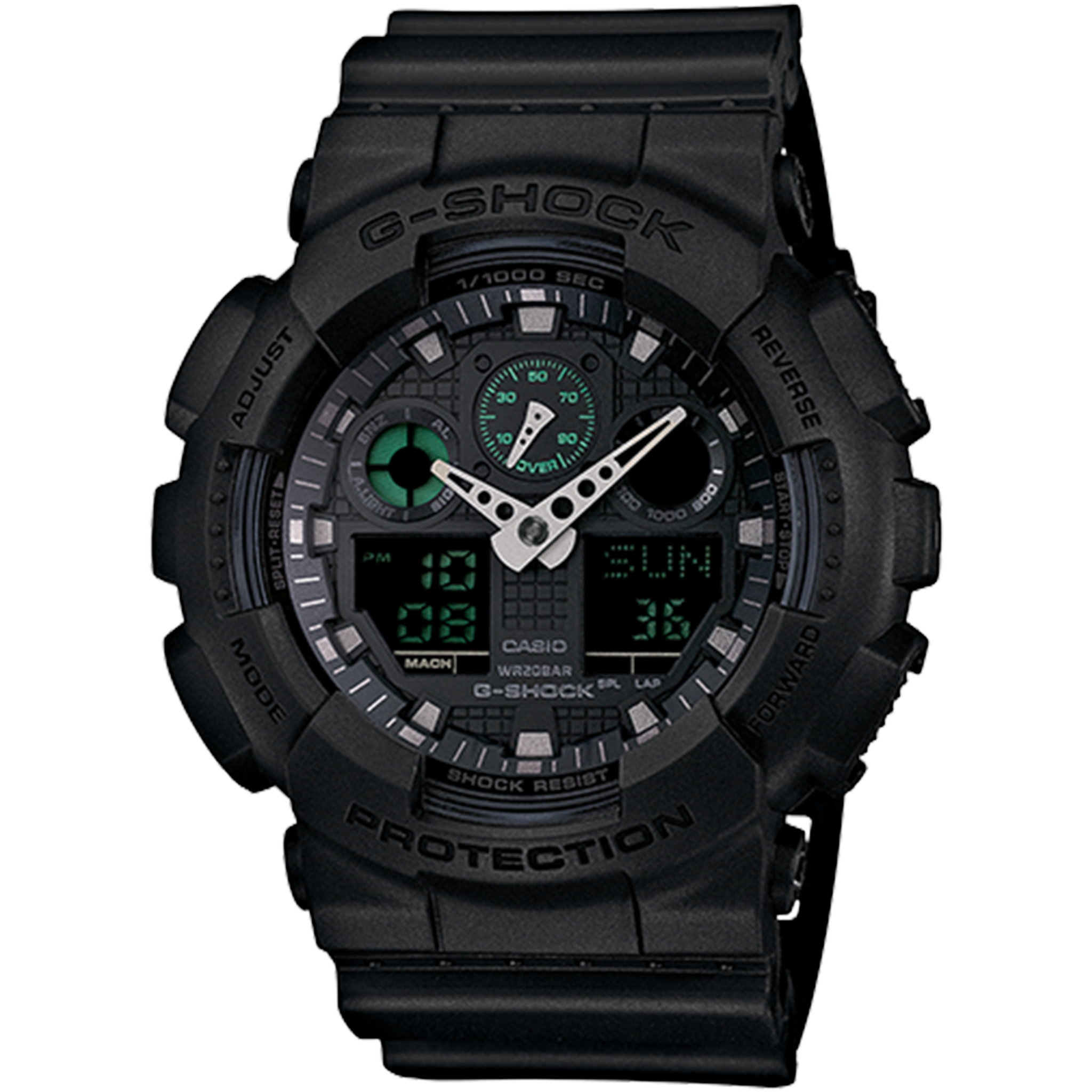 Casio G-Shock - Analog/Digital - Black GA100MB-1A