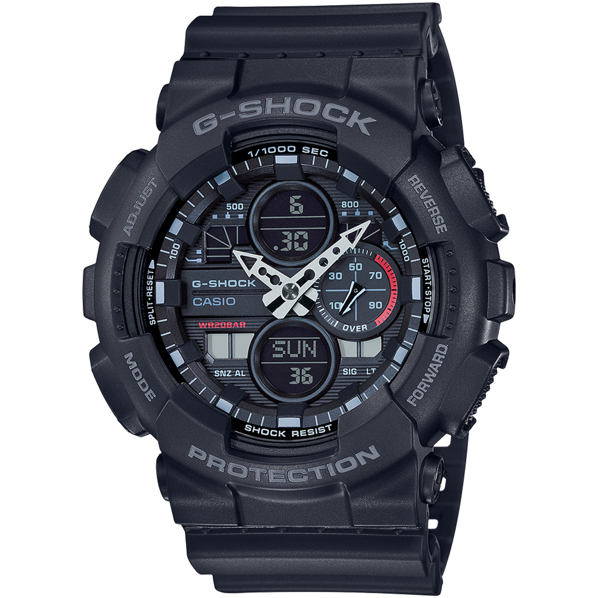 Casio G-Shock -  Ani/Digi - GA140-1A1