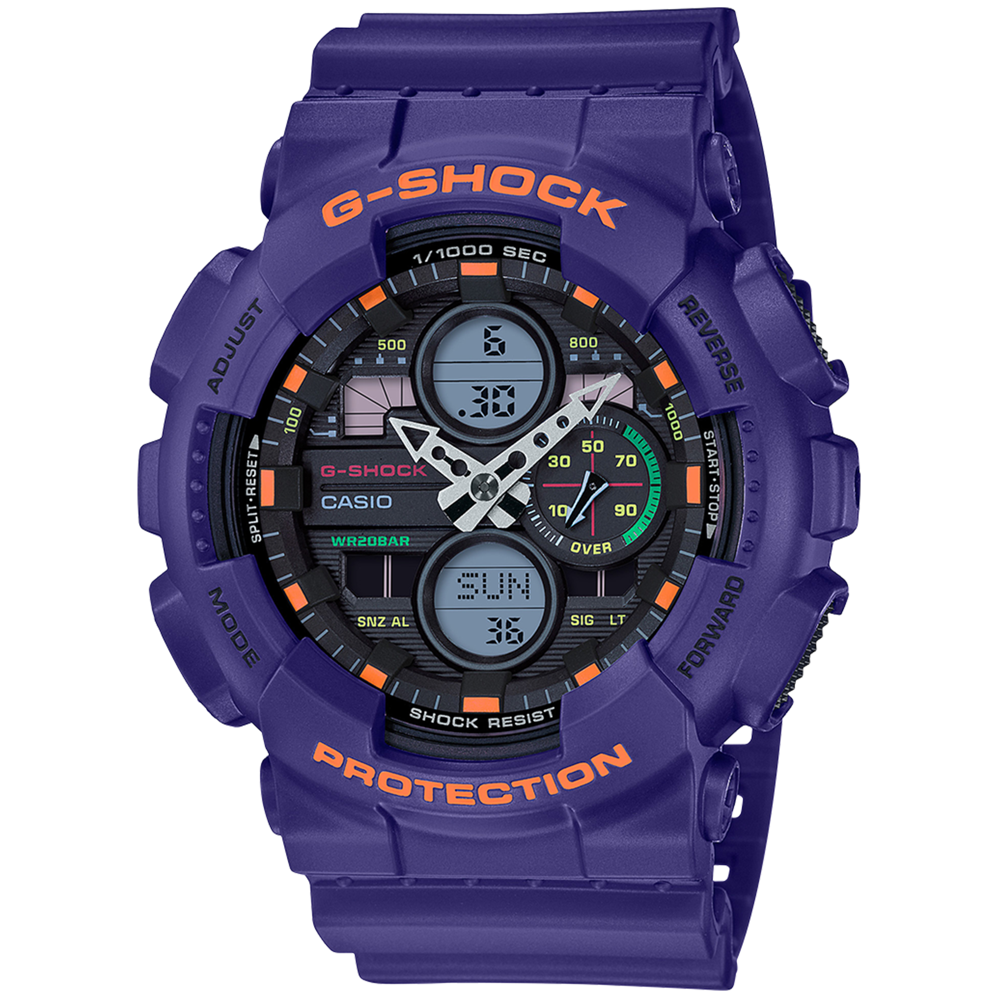 Casio G-Shock -  Ani/Digi - GA140-6A
