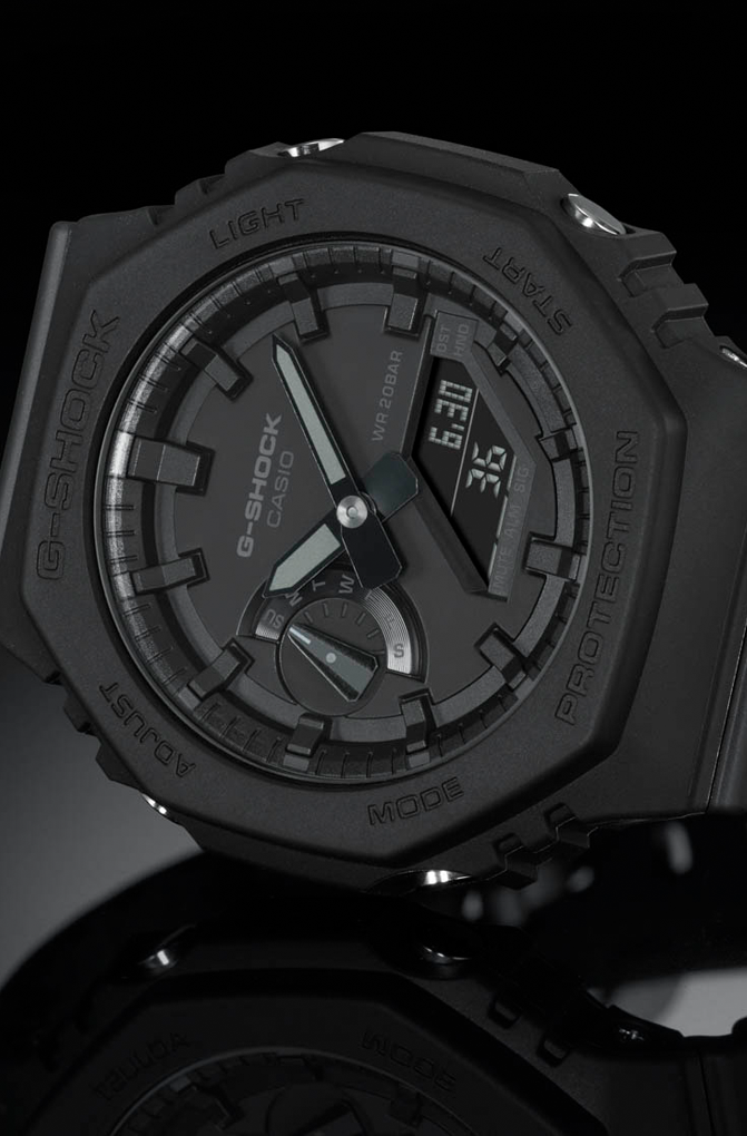 Casio G-Shock - Ani/Digi - Carbon GA2100-1A1