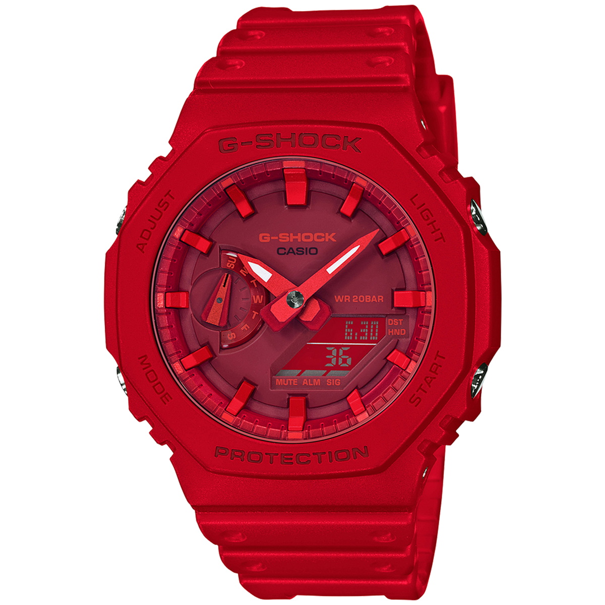 Casio G Shock Ani Digi Carbon GA2100 4A