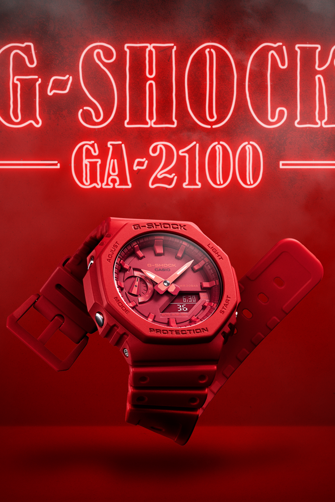 Casio G-Shock - Ani/Digi - Carbon GA2100-4A
