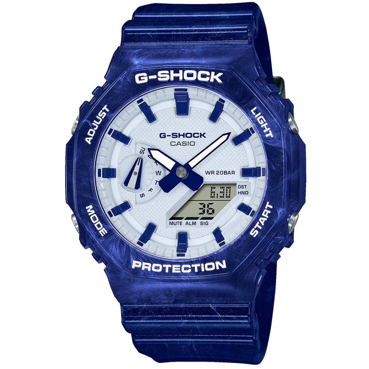 Casio G-Shock -  GA2100 Series - Blue Porcelain