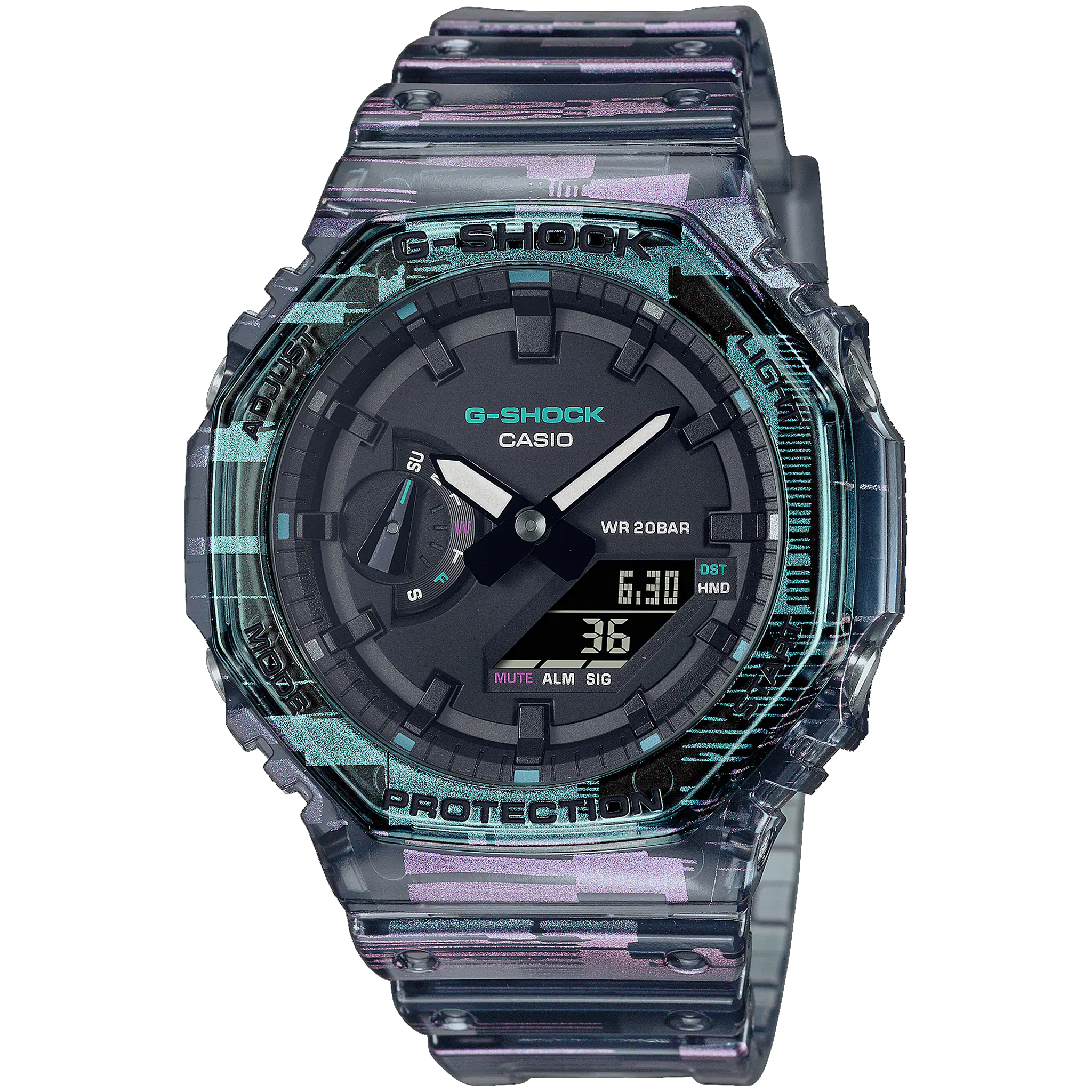 Casio G-Shock - Ani/Digi - Carbon GA2100NN-1A