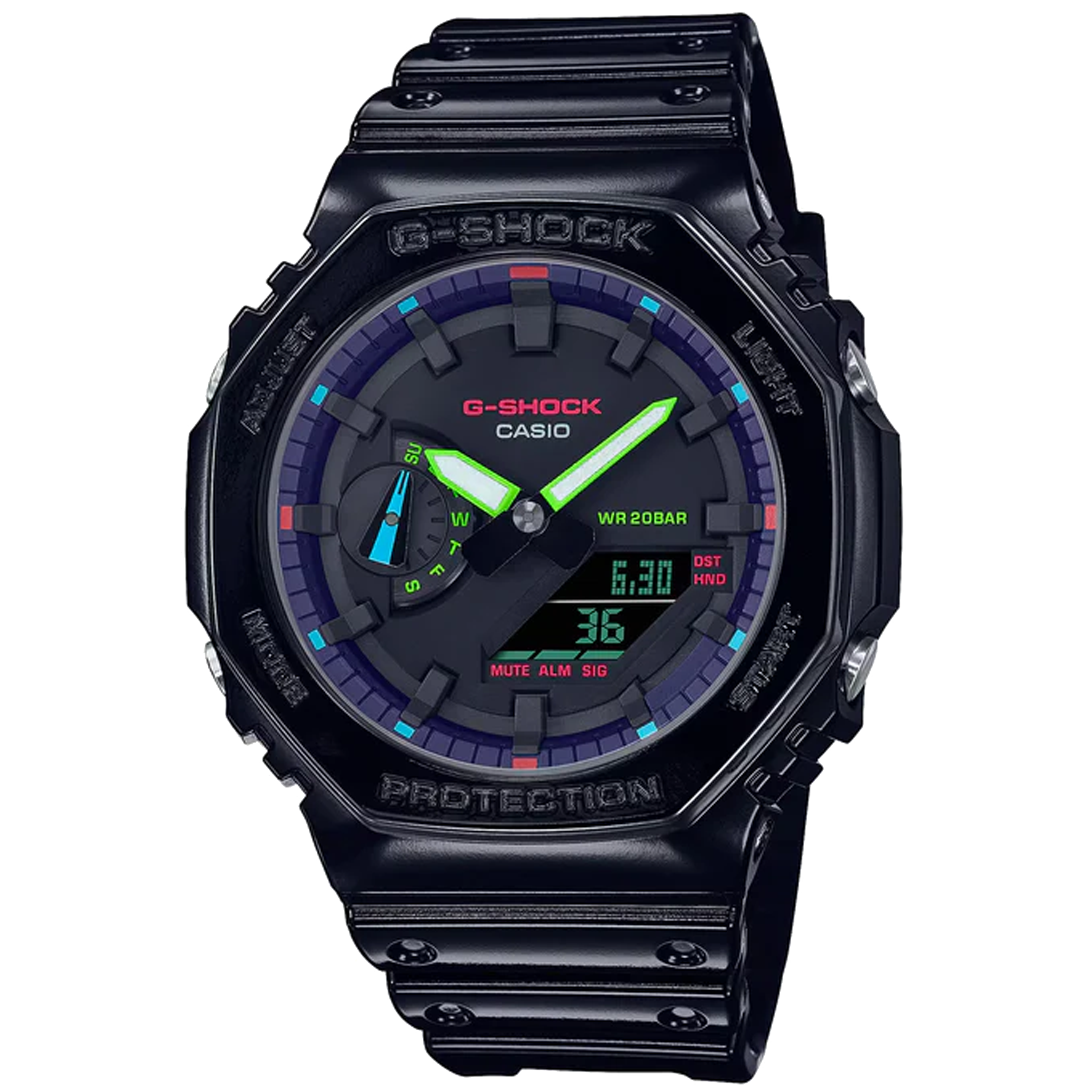 Casio G-Shock - Carbon Square - GA2100RGB-1A