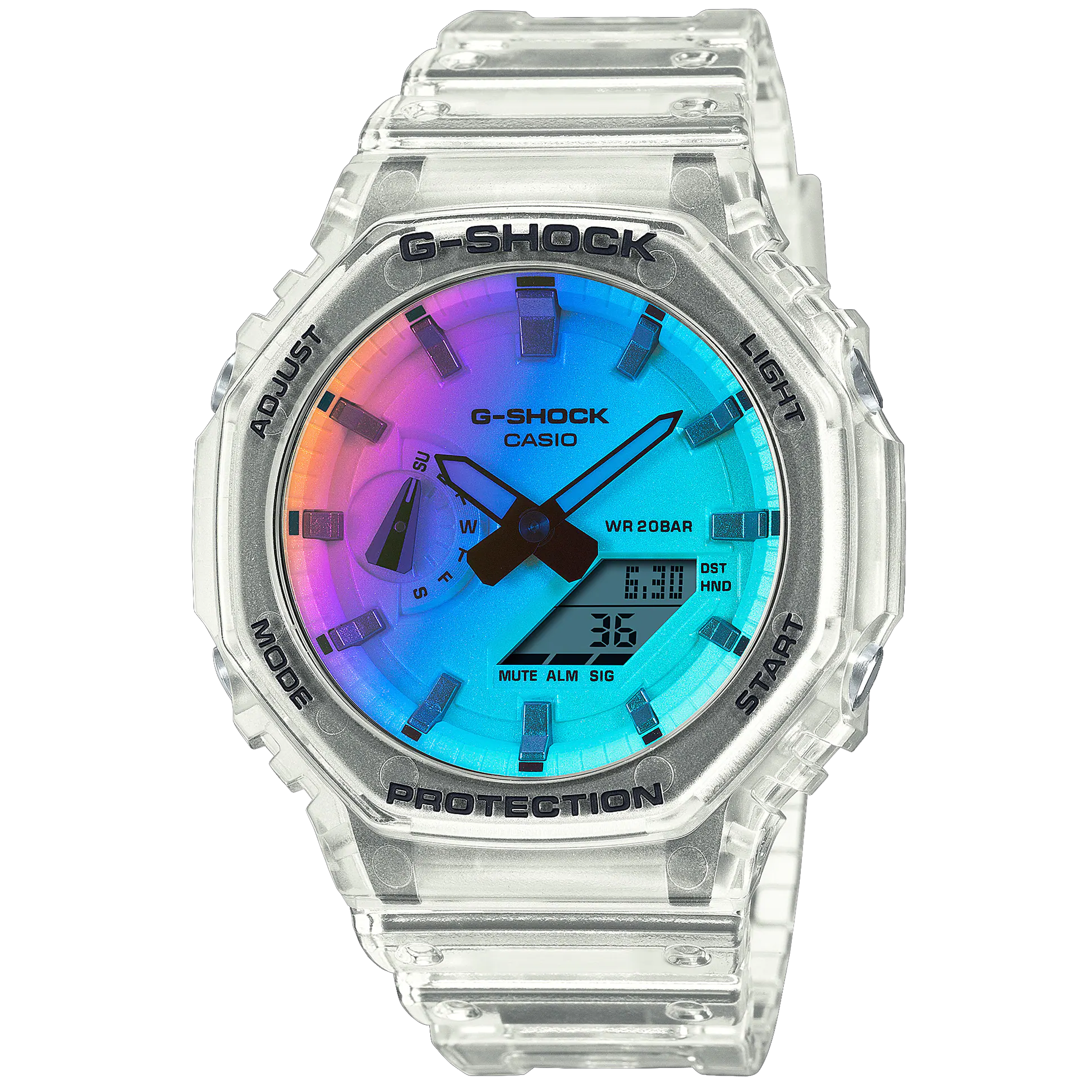 Casio G-Shock - Ani/Digi - Carbon GA2100SRS-7A