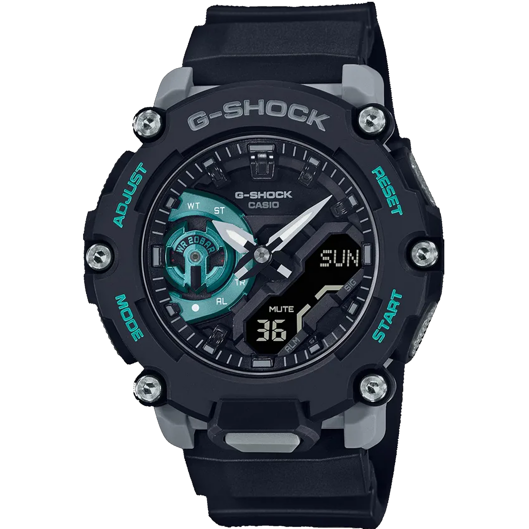 Casio G-Shock - Ani/Digi - Carbon GA2200M-1A