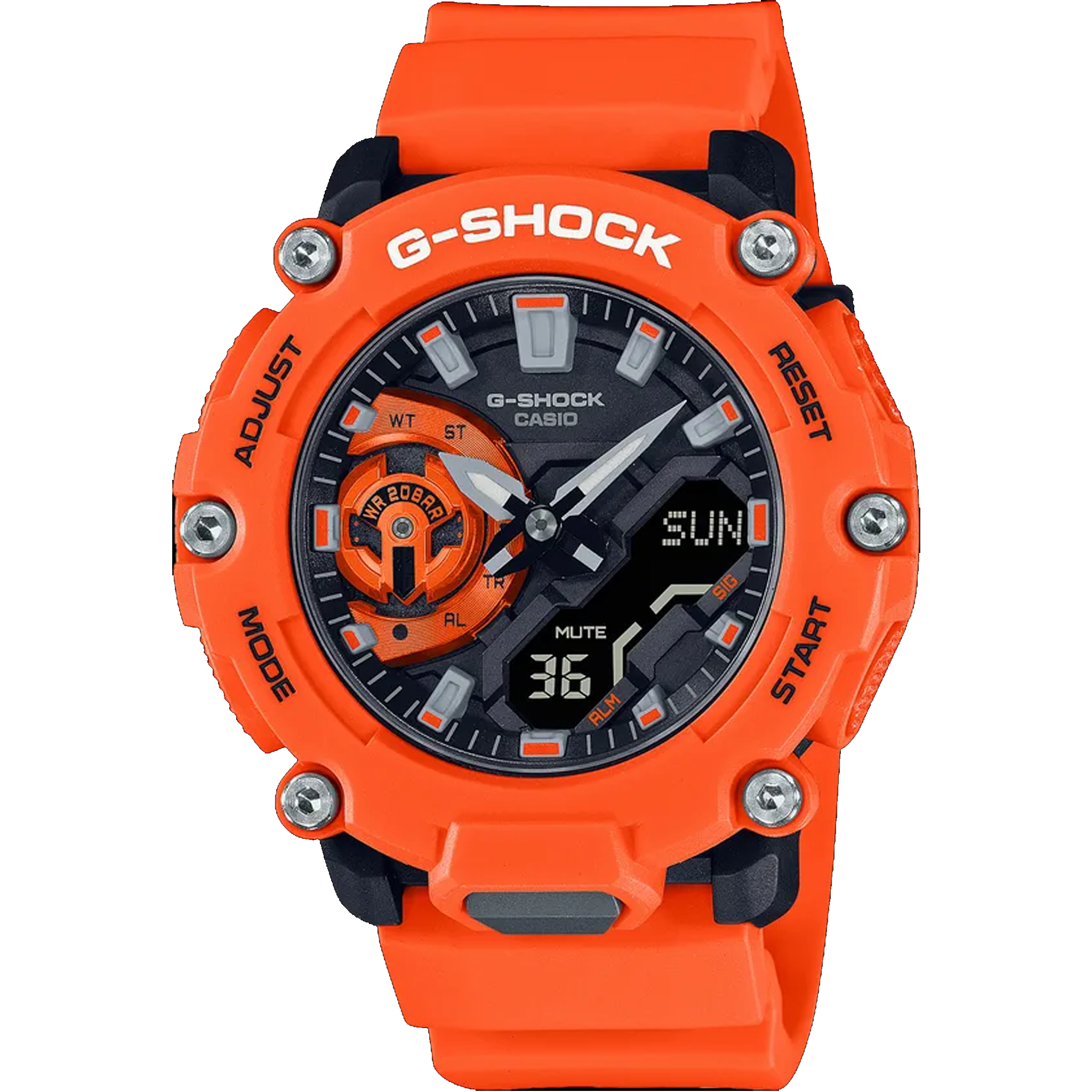 Casio G-Shock - Ani/Digi - Carbon GA2200M-4A