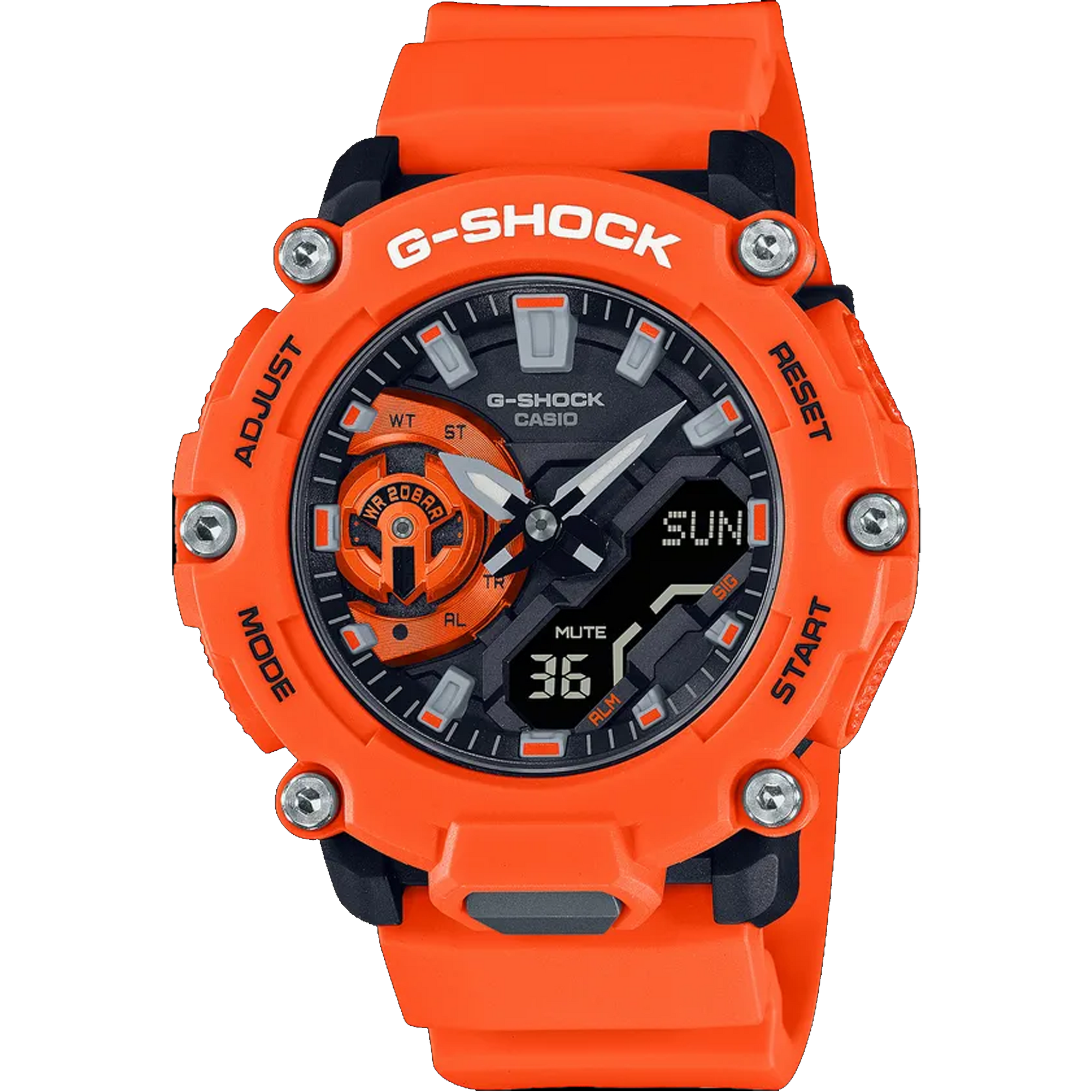 Casio G-Shock - Ani/Digi - Carbon GA2200M-4A