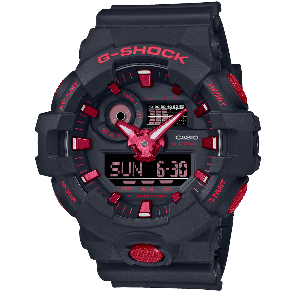 Casio G-Shock -  Ani/Digi - Ignite Red