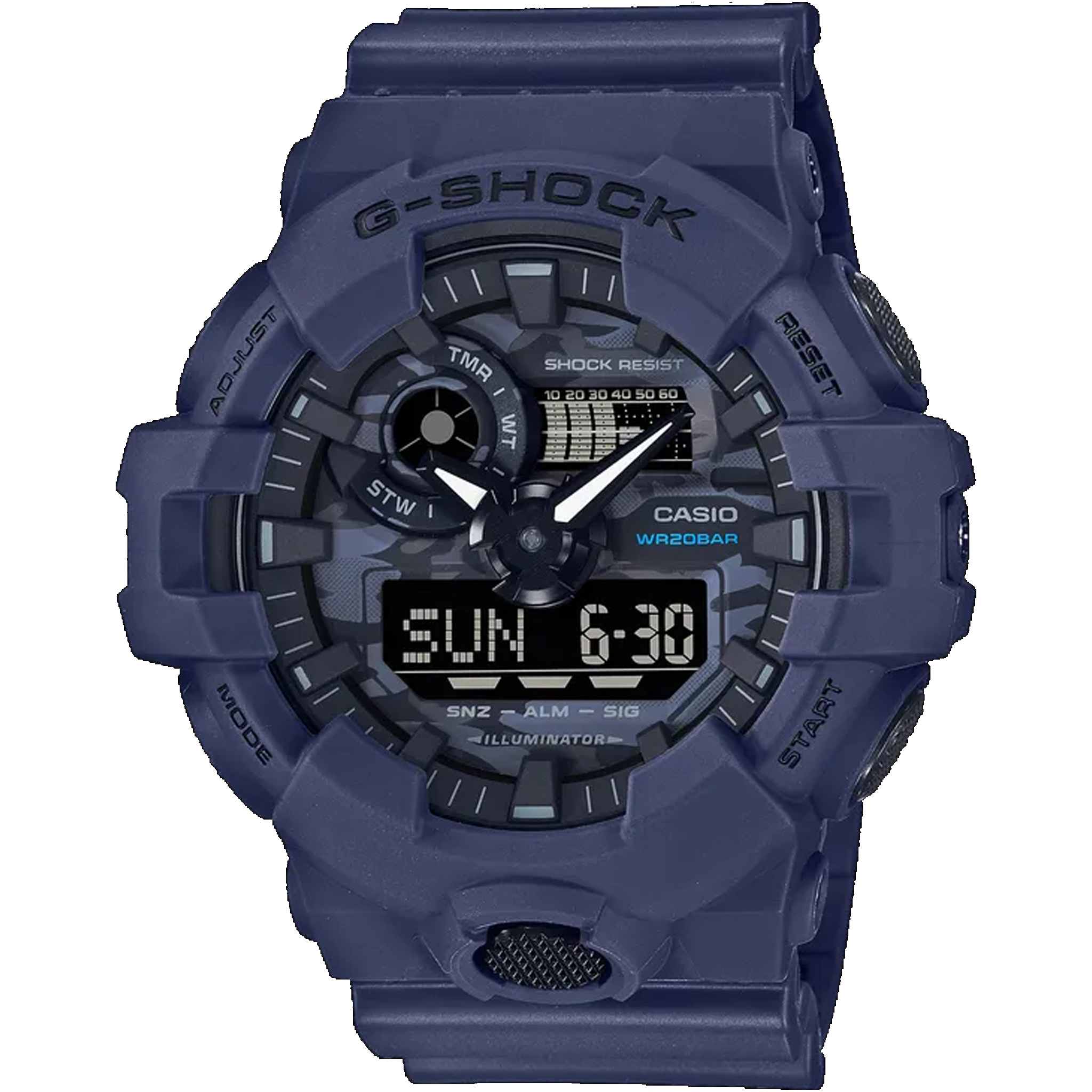 Casio G-Shock -  GA700 - Camo Dial GA700CA-2A
