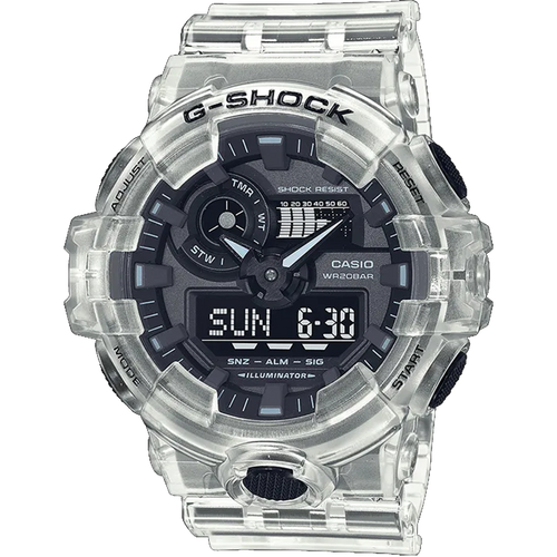 Casio G-Shock -  Ani/Digi - Transparent GA700SKE-7A
