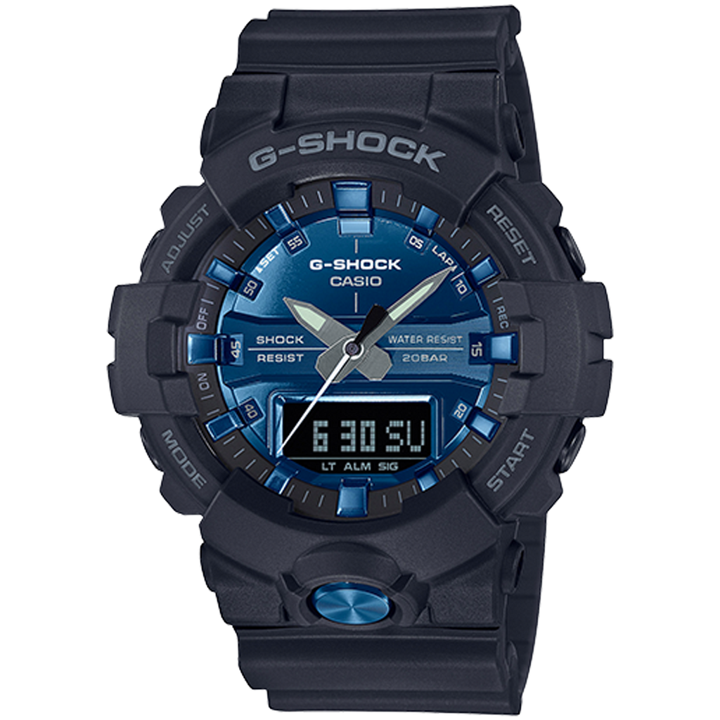 Casio G-Shock - Analog/Digital - Black & Blue