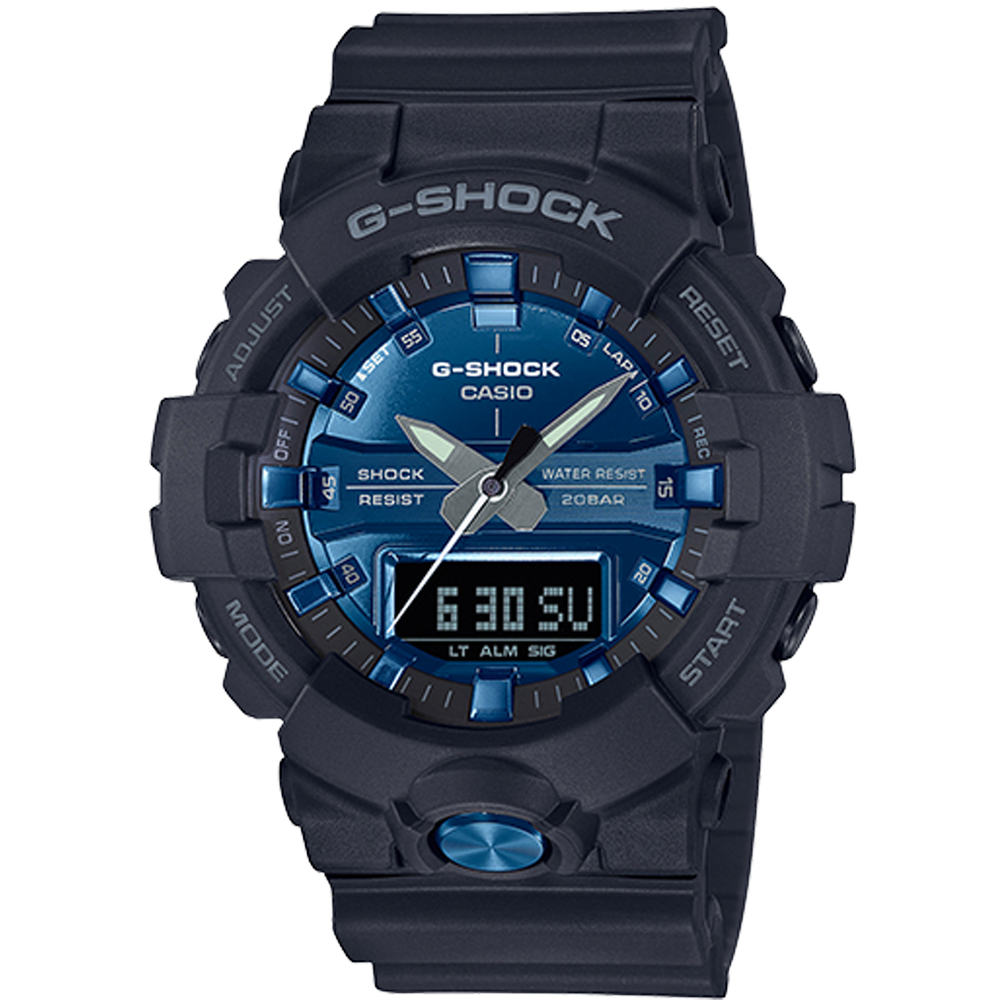 Casio G-Shock - Analog/Digital - Black & Blue GA810MMB-1A2