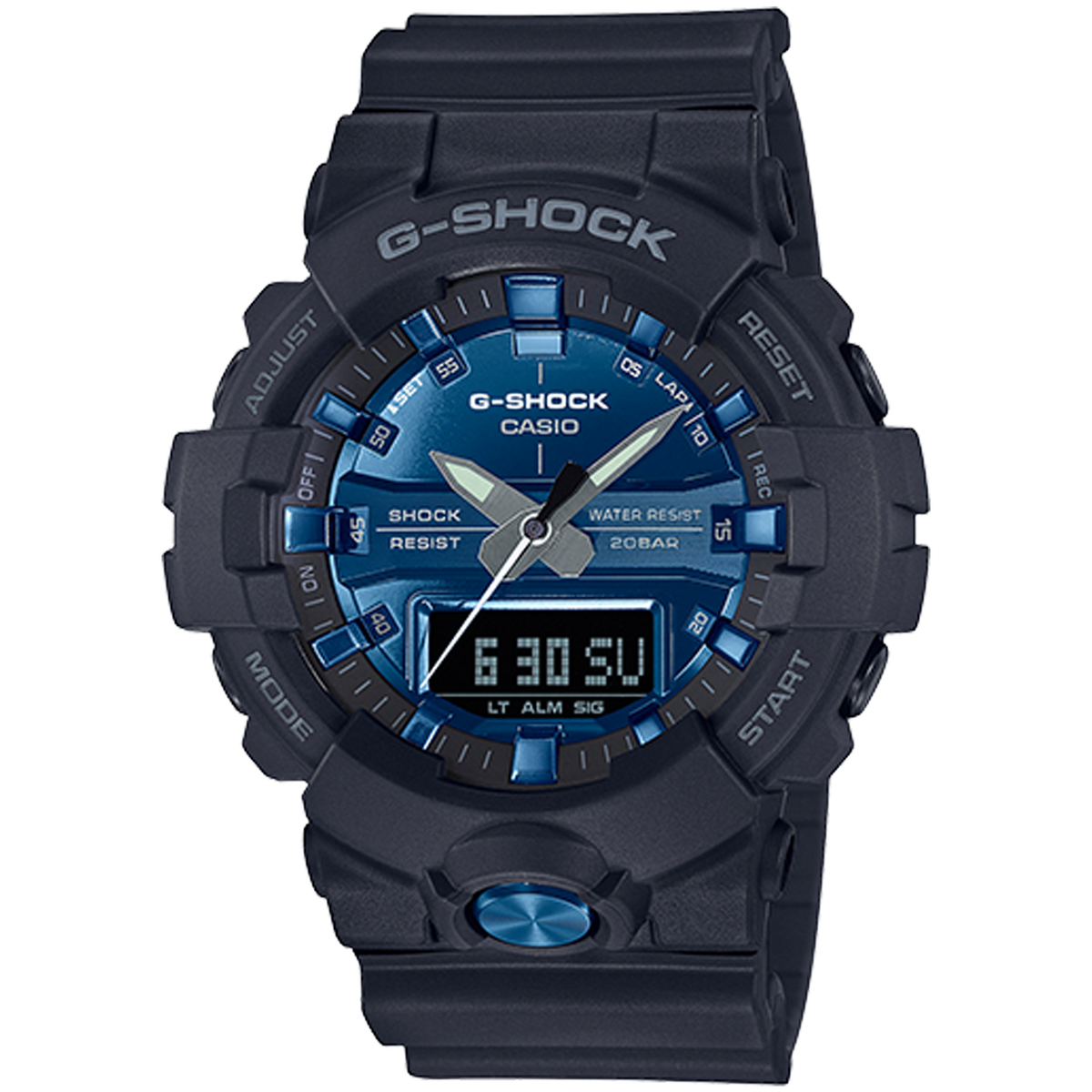 Casio G-Shock - Analog/Digital - Black &amp; Blue