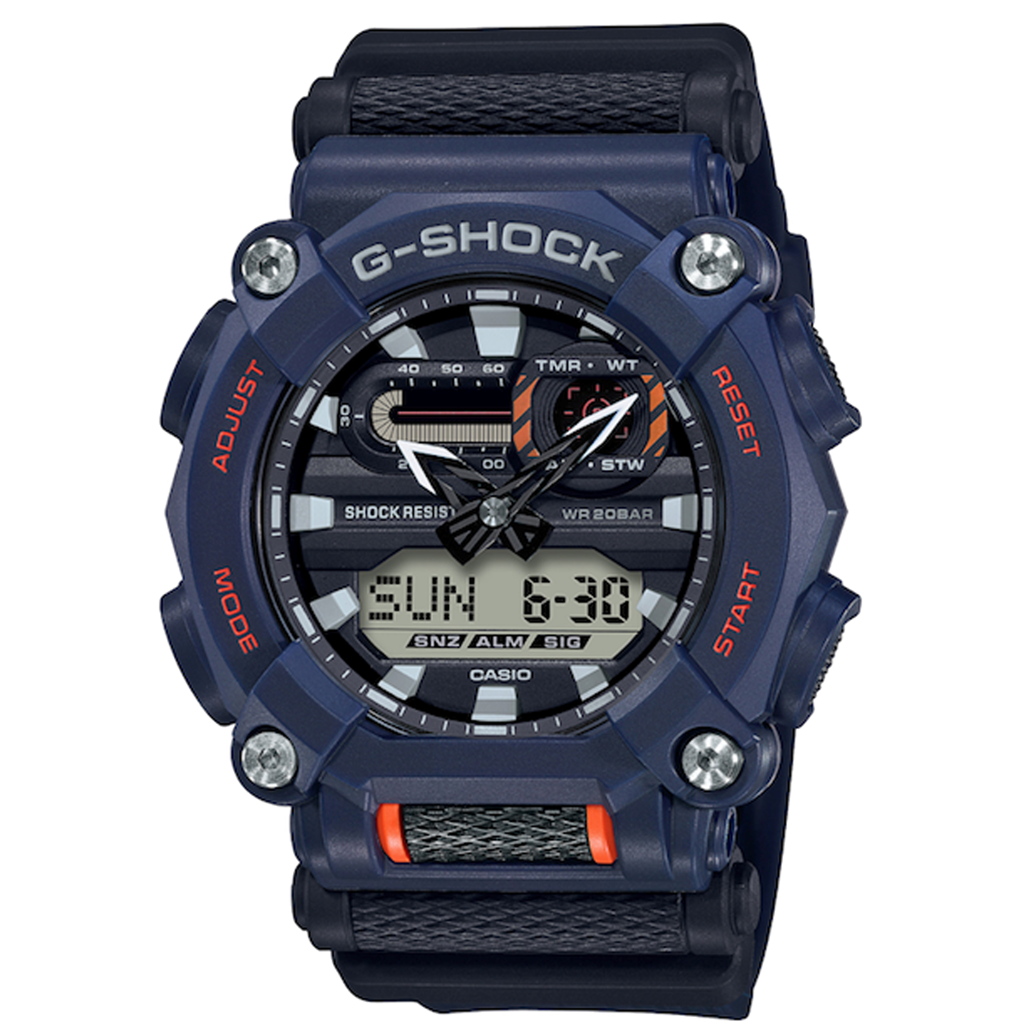 Casio G-Shock -  GA900 Series Black & Navy - GA900-2A