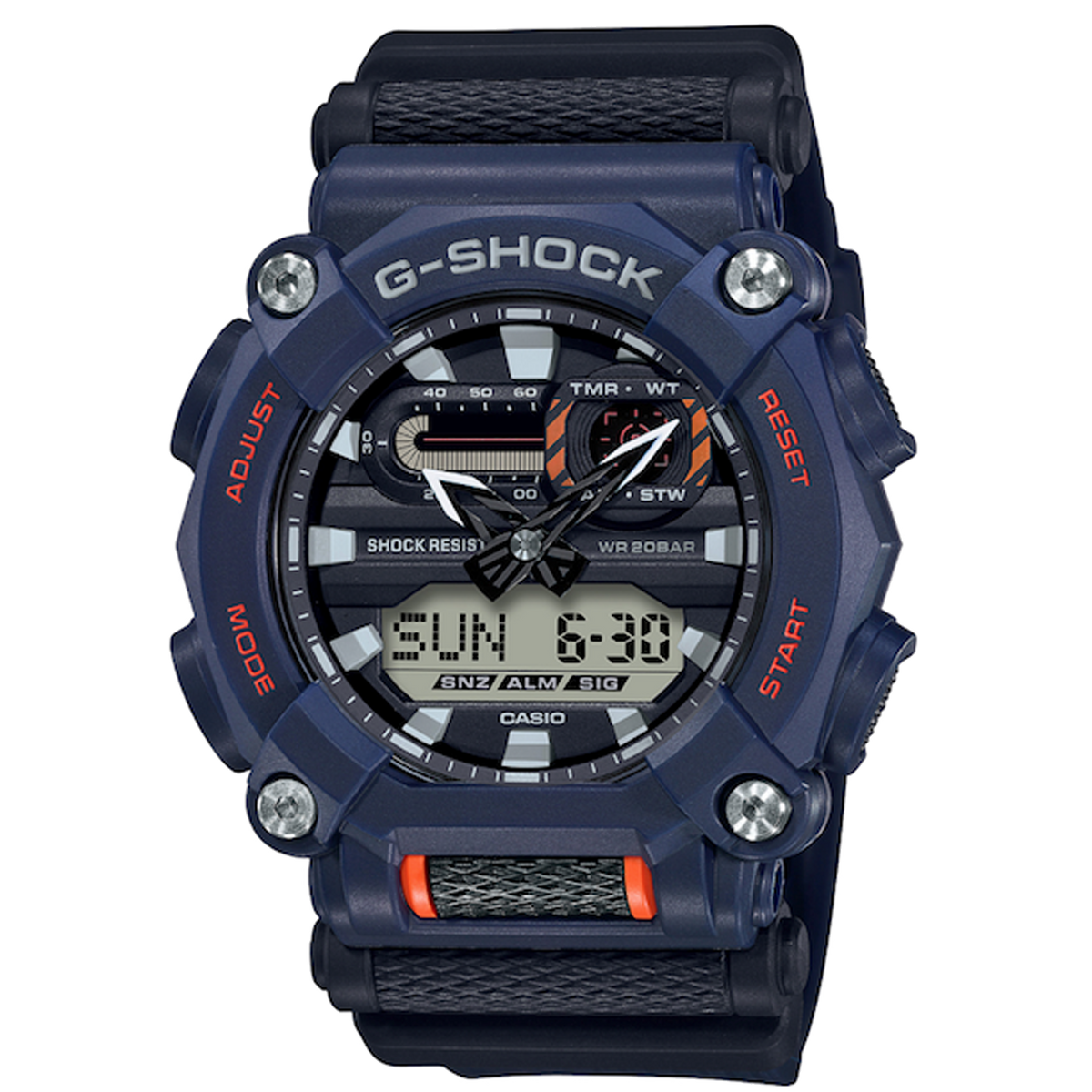 Casio G Shock GA900 Series Black Navy