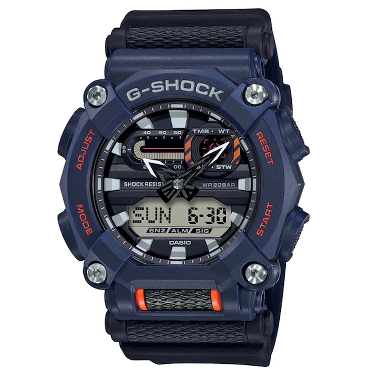 Casio G-Shock -  GA900 Series Black &amp; Navy - GA900-2A