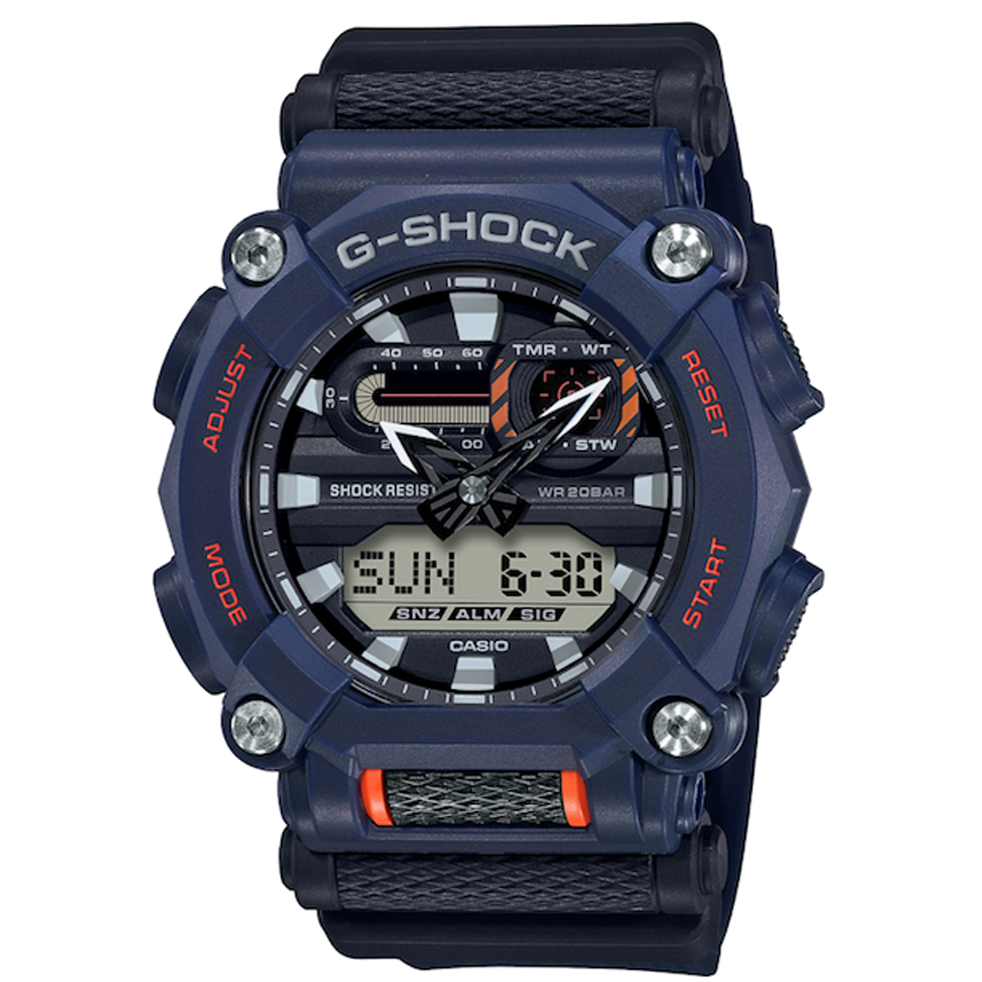 Casio G-Shock -  GA900 Series Black & Navy - GA900-2A