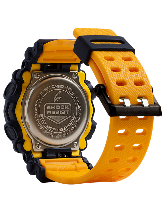 Casio G-Shock -  GA900 Series Black and Yellow - GA900A-1A9