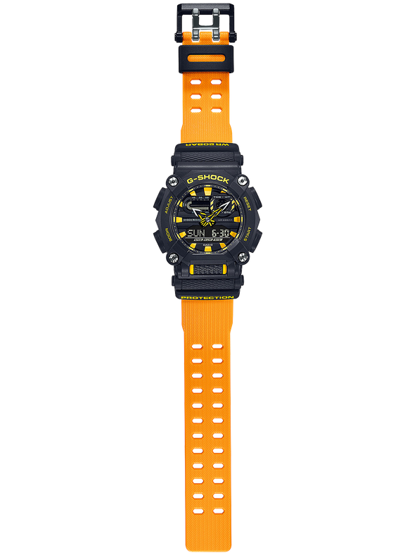 Casio G-Shock -  GA900 Series Black and Yellow - GA900A-1A9