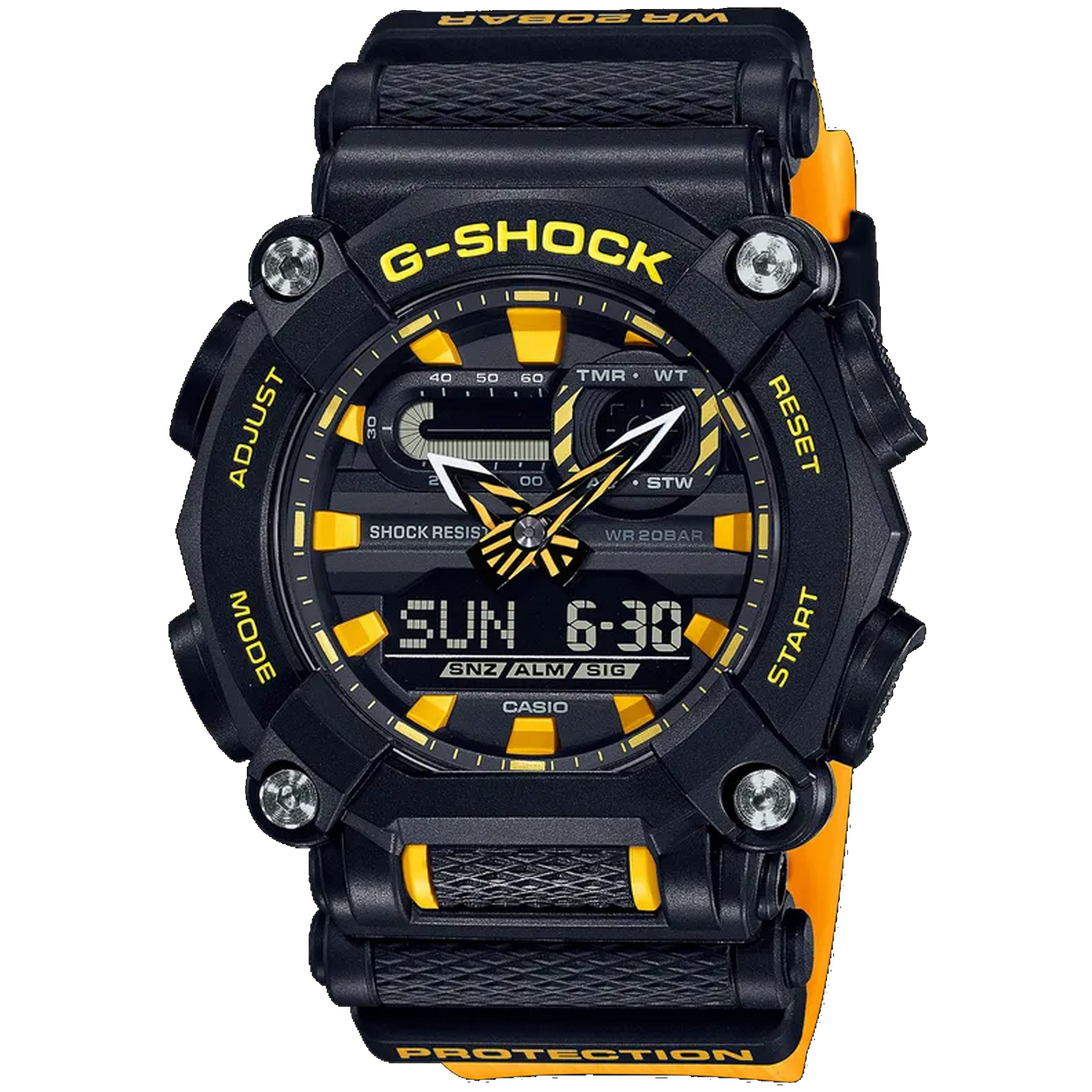 G-SHOCK 腕時計　GA-140DC-1A Black and Yellow ga-140dc-1a-a.jpg