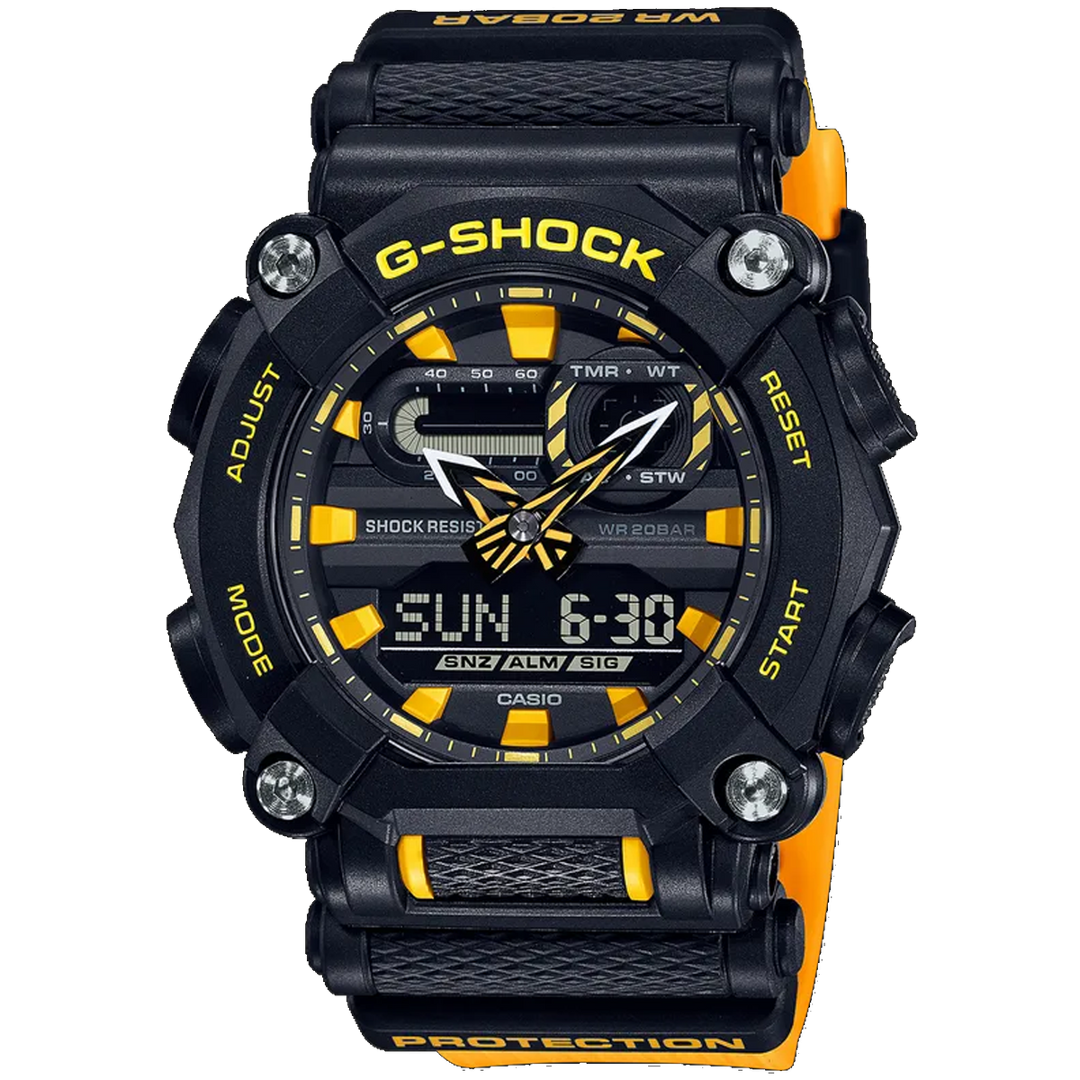 Casio G-Shock -  GA900 - Black &amp; Yellow