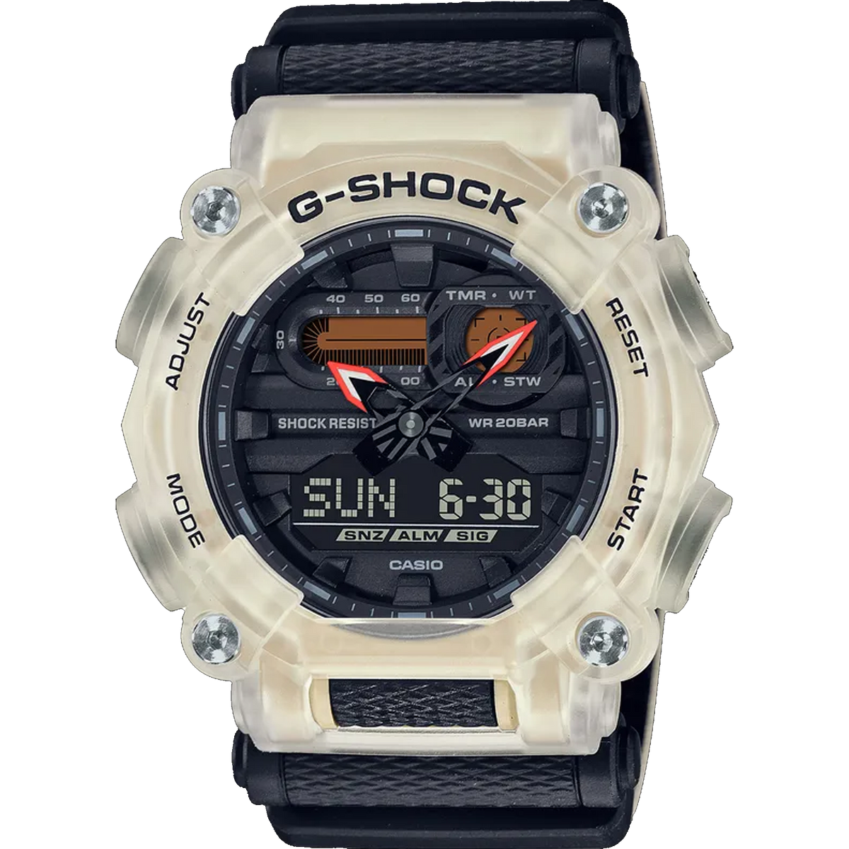 Casio G-Shock -  GA900 - Black and Translucent