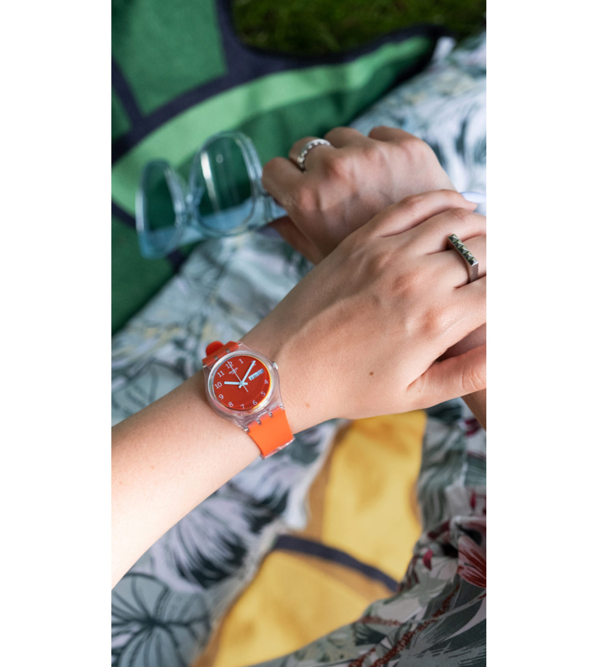 Swatch Watch 34mm - Red Away