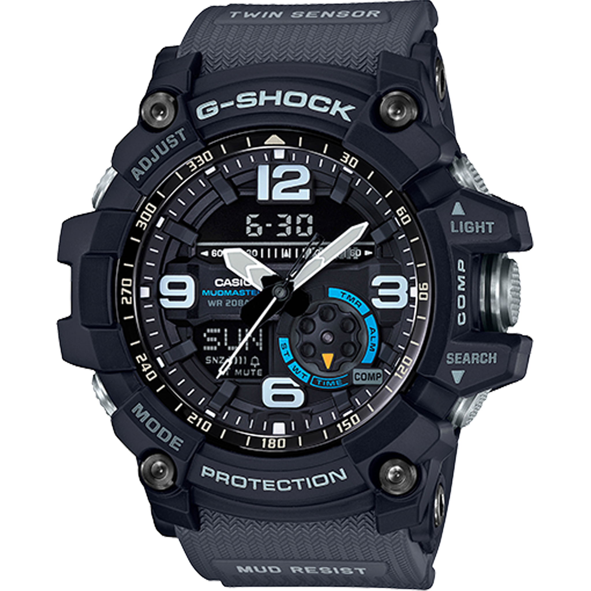 Casio G-Shock Master of G - MudMaster - Black/Gray GG1000-1A8