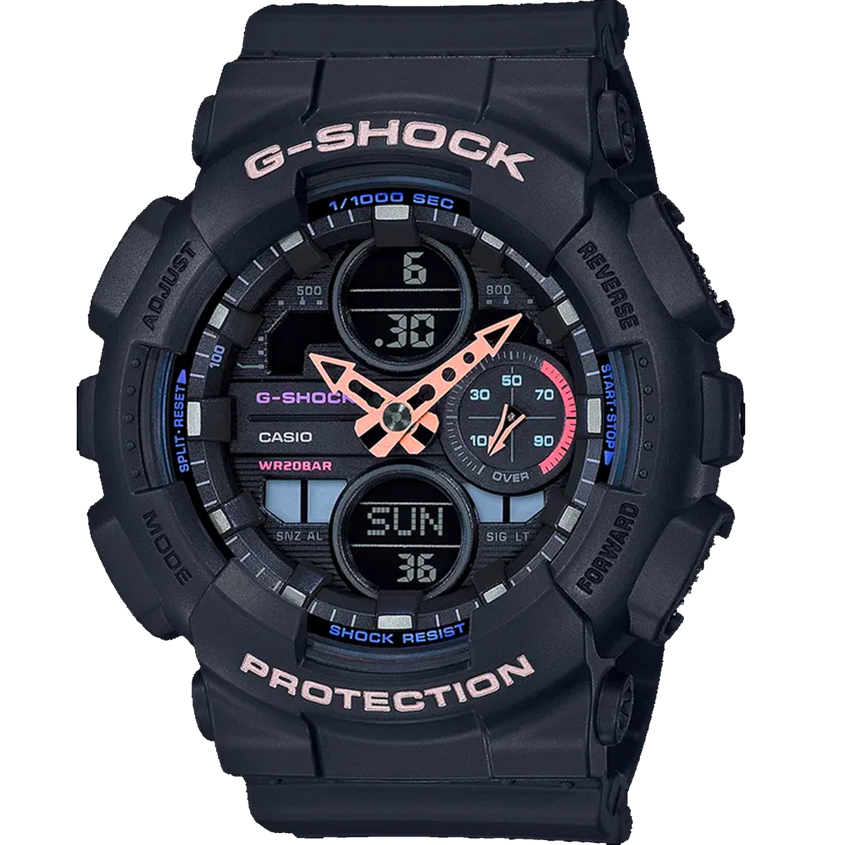 Casio G-Shock S Series - GMAS140 Series - Black