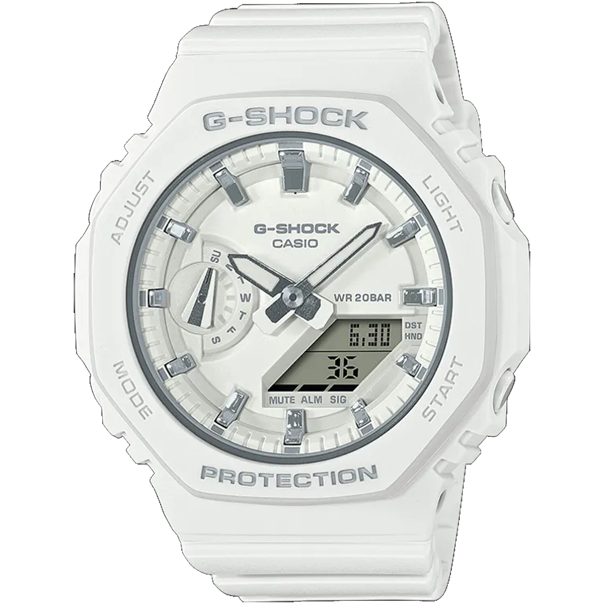 Casio G-Shock - GMAS2100 Series - White GMAS2100-7A