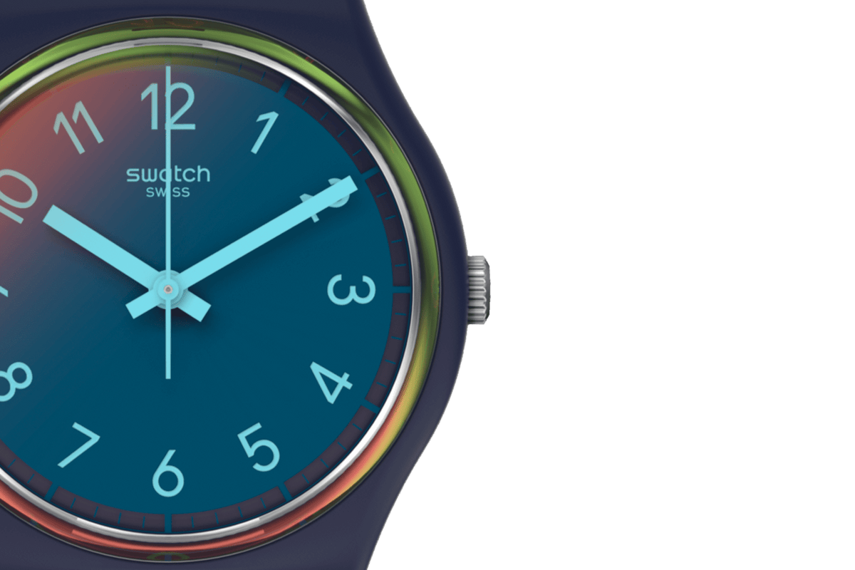 Swatch Watch 34mm - LA Night Blue