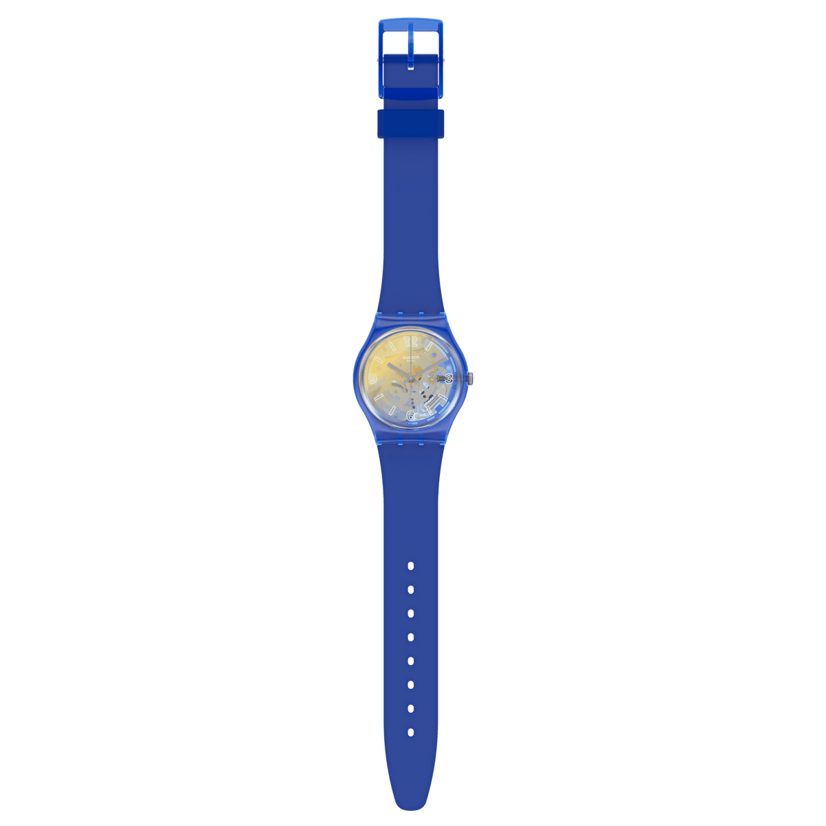 Swatch Watch 34mm - Yellow Disco Fever