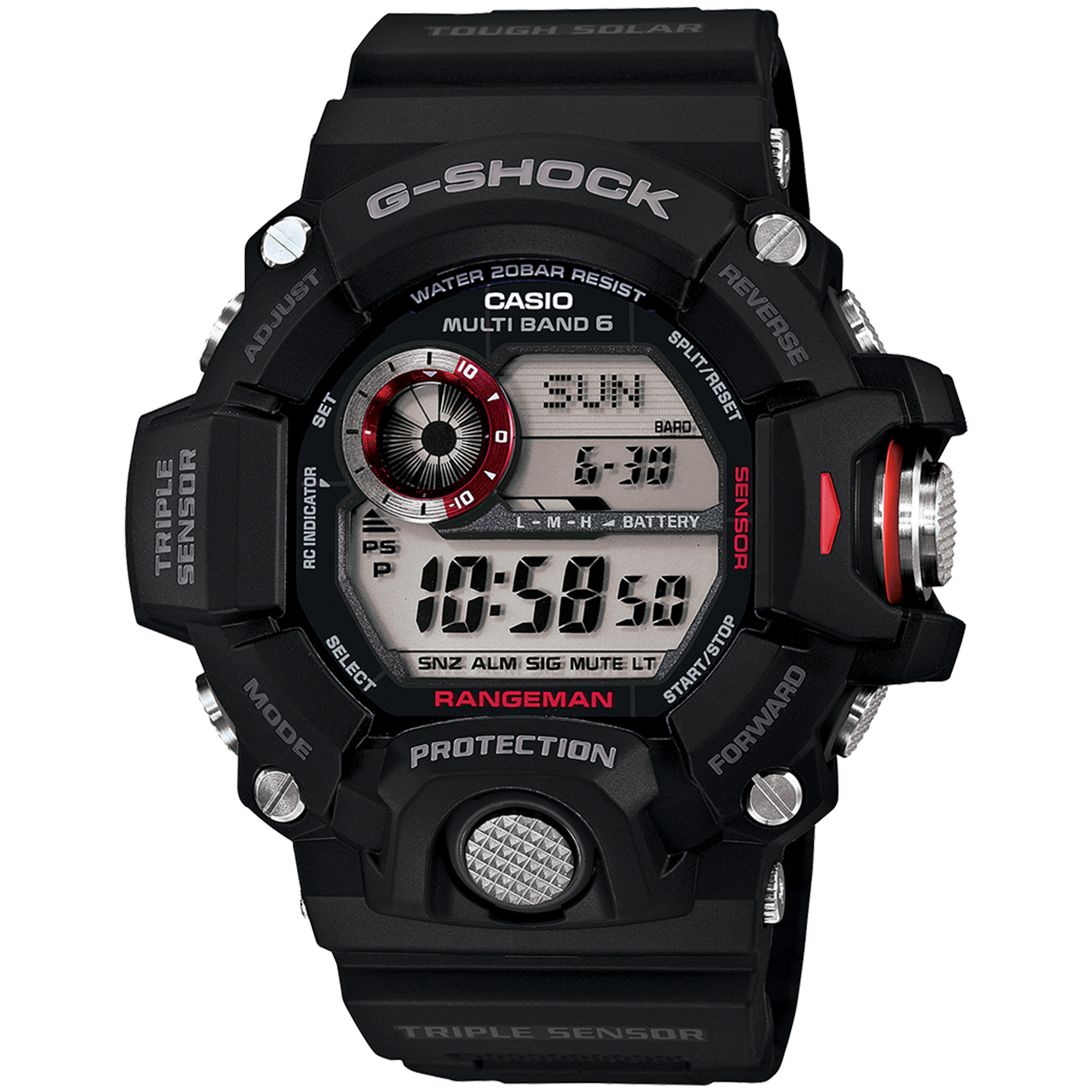 Casio G-Shock - Master of G - Black Rangeman GW9400-1