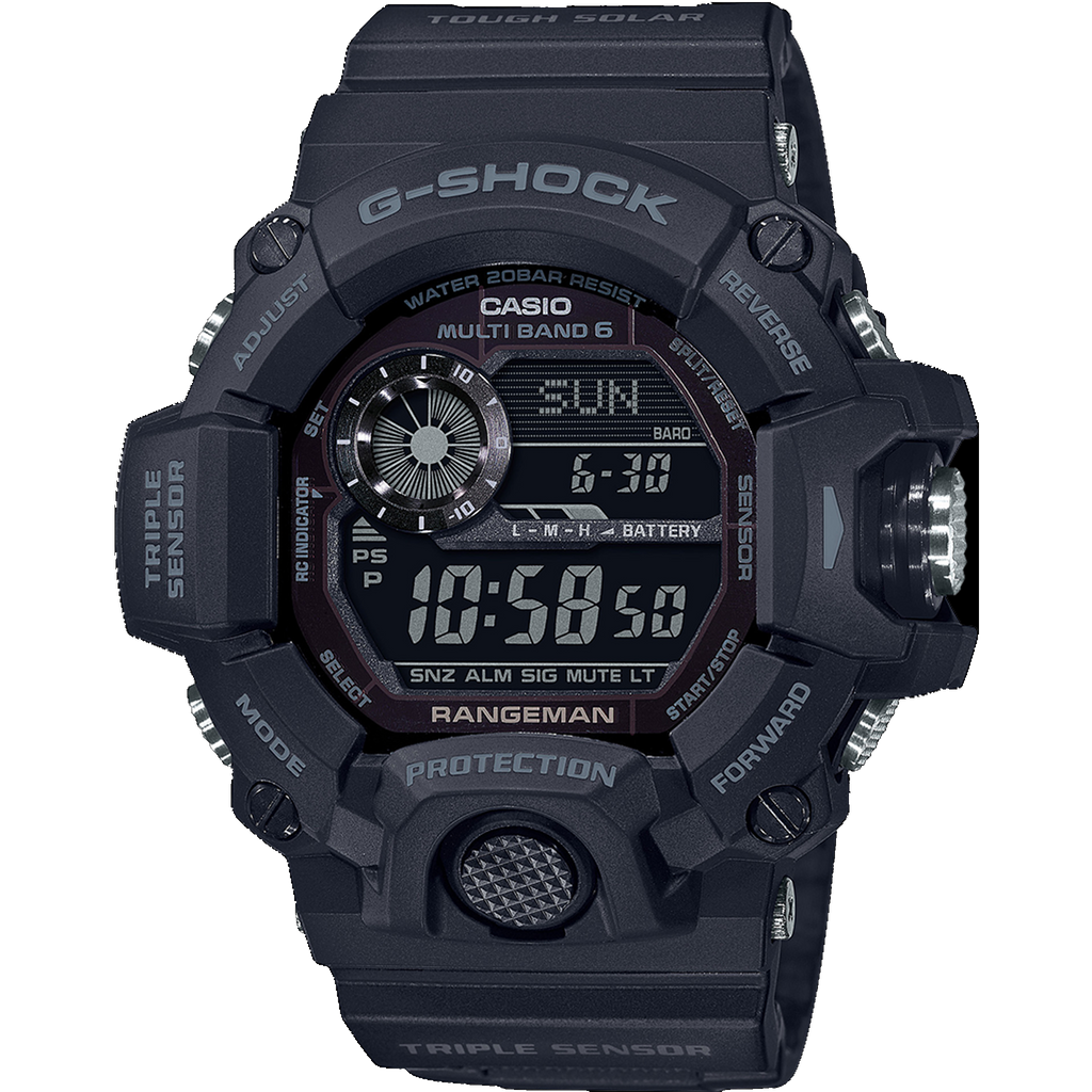 Casio G-Shock - Master of G - Black Rangeman GW9400-1B
