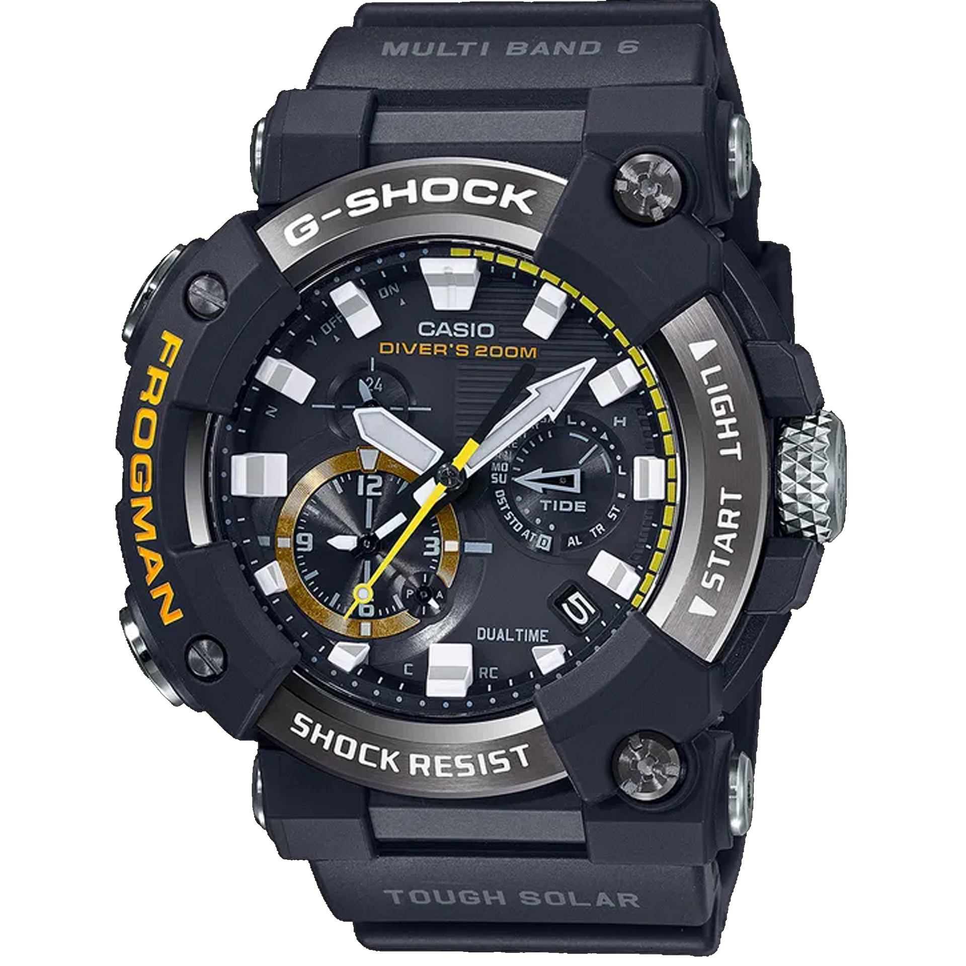CASIO G-SHOCK FROGMAN GWF-1000 200m防水 Casio G-Shock - Master of G - Frogman GWFA1000-1A