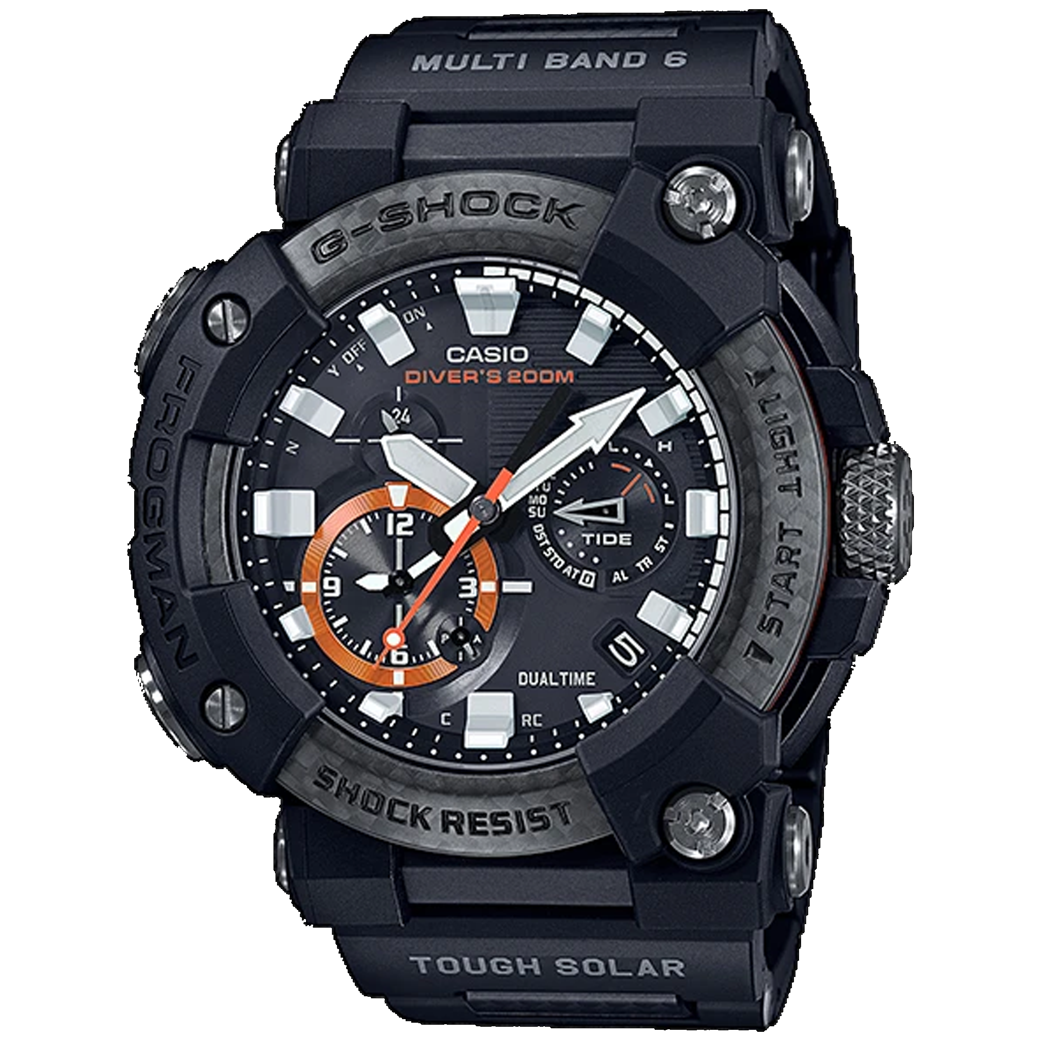 Casio G Shock GWFA1000 Series Carbon Monocoque Frogman