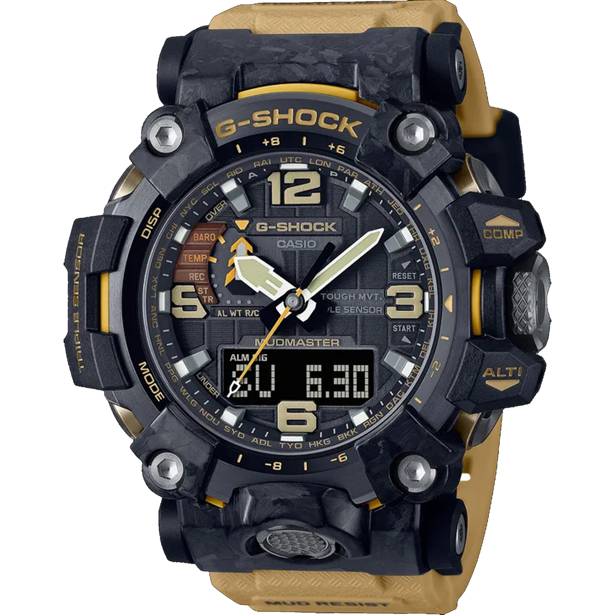 Casio G Shock Master of G MudMaster Khaki
