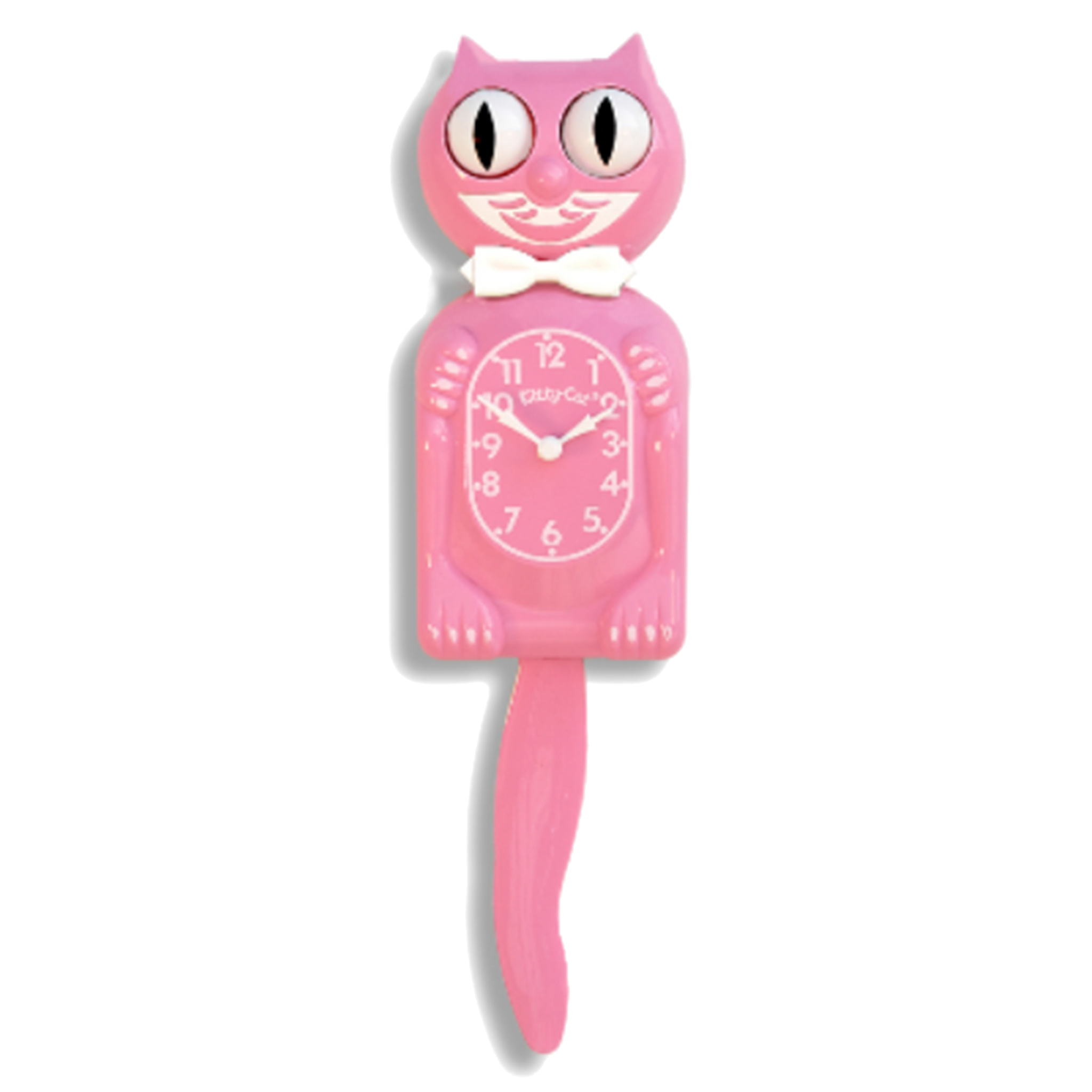 Pink Satin Kitty-Cat® Klock