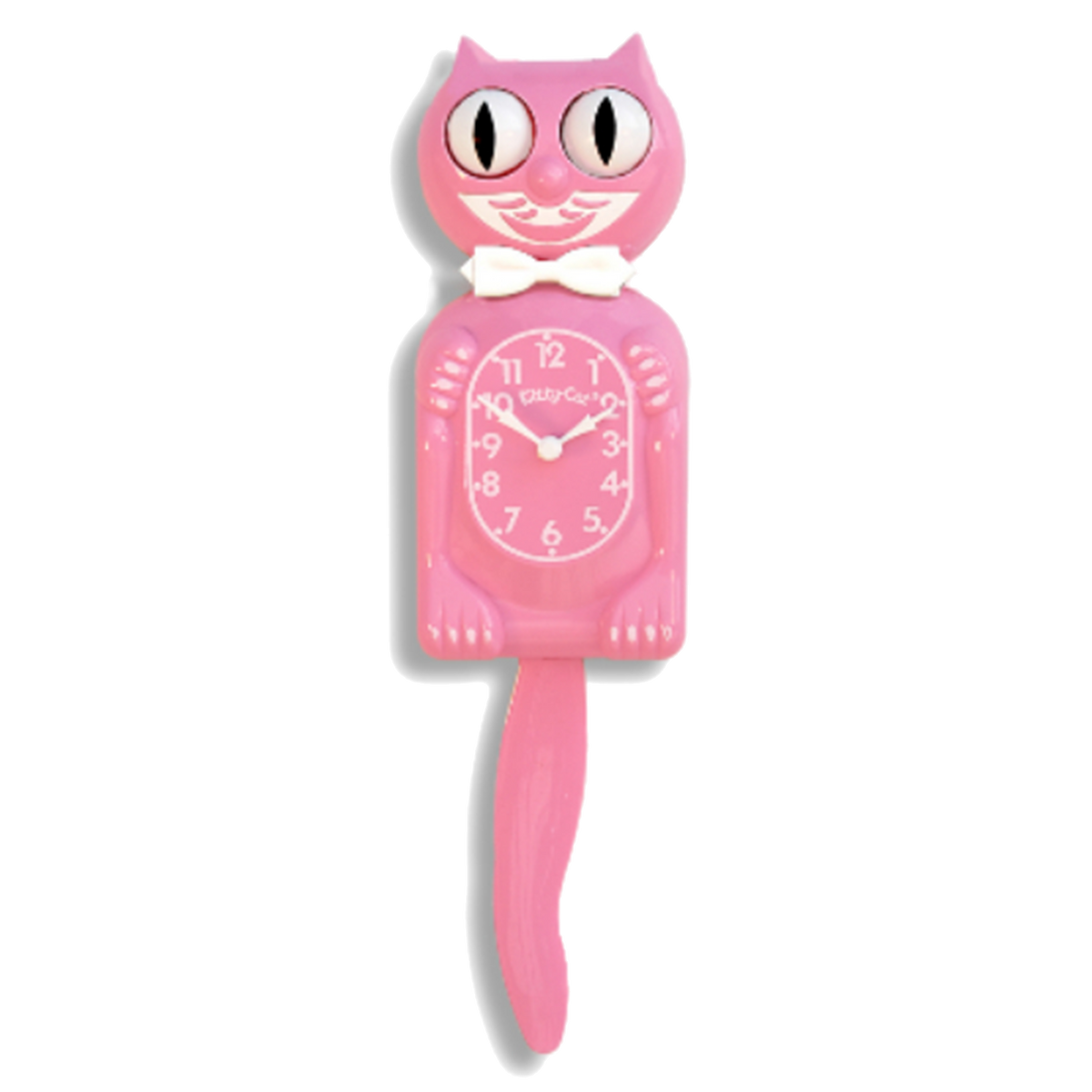 Pink Satin Kitty-Cat® Klock