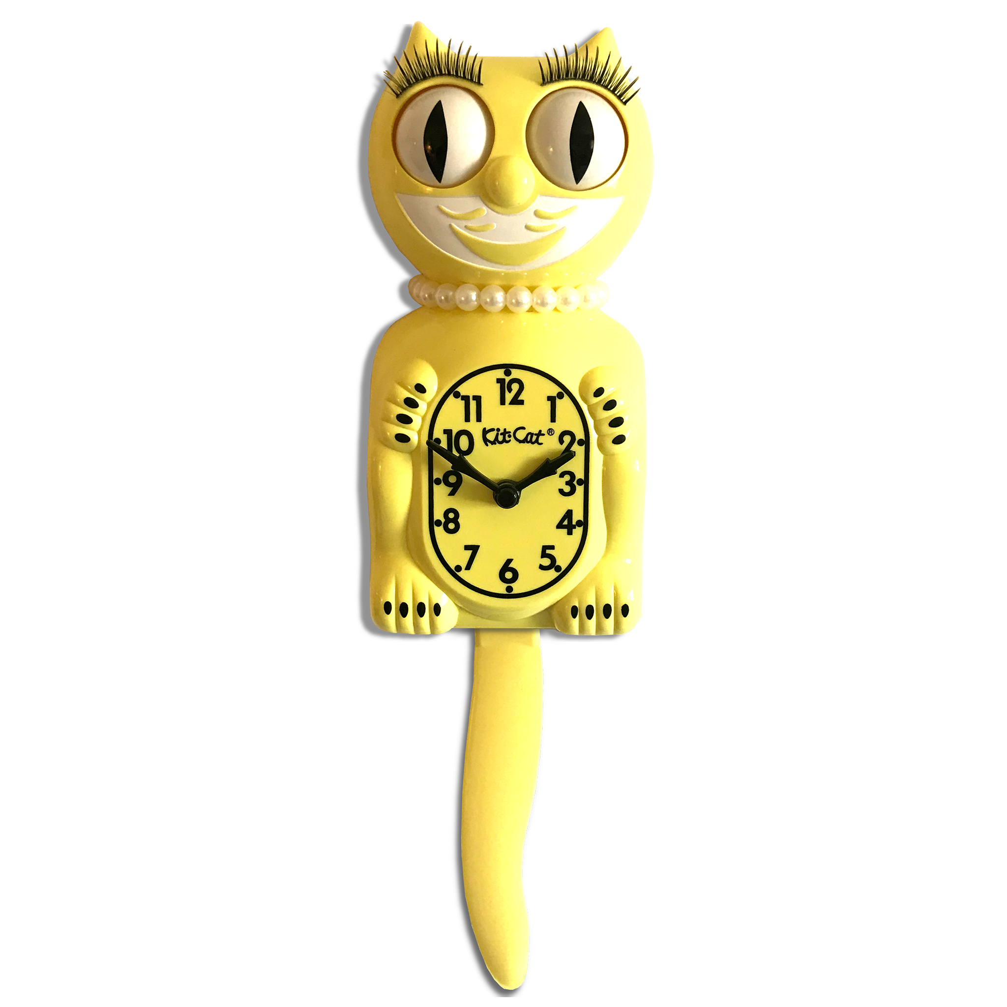 Majestic Yellow Lady  Kit-Cat® Klock