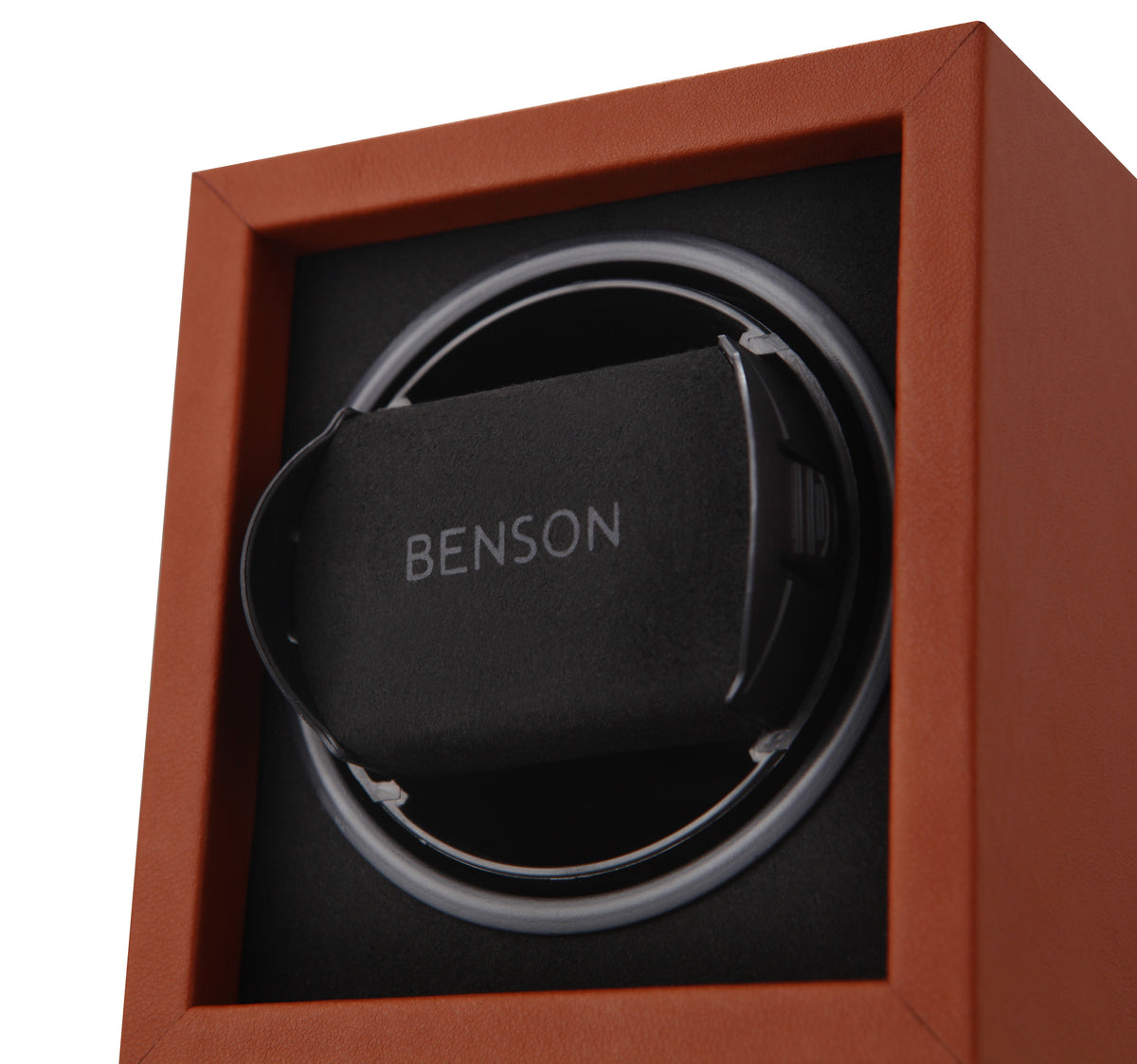 Benson Compact Series - Single Watch Winder in Light Brown