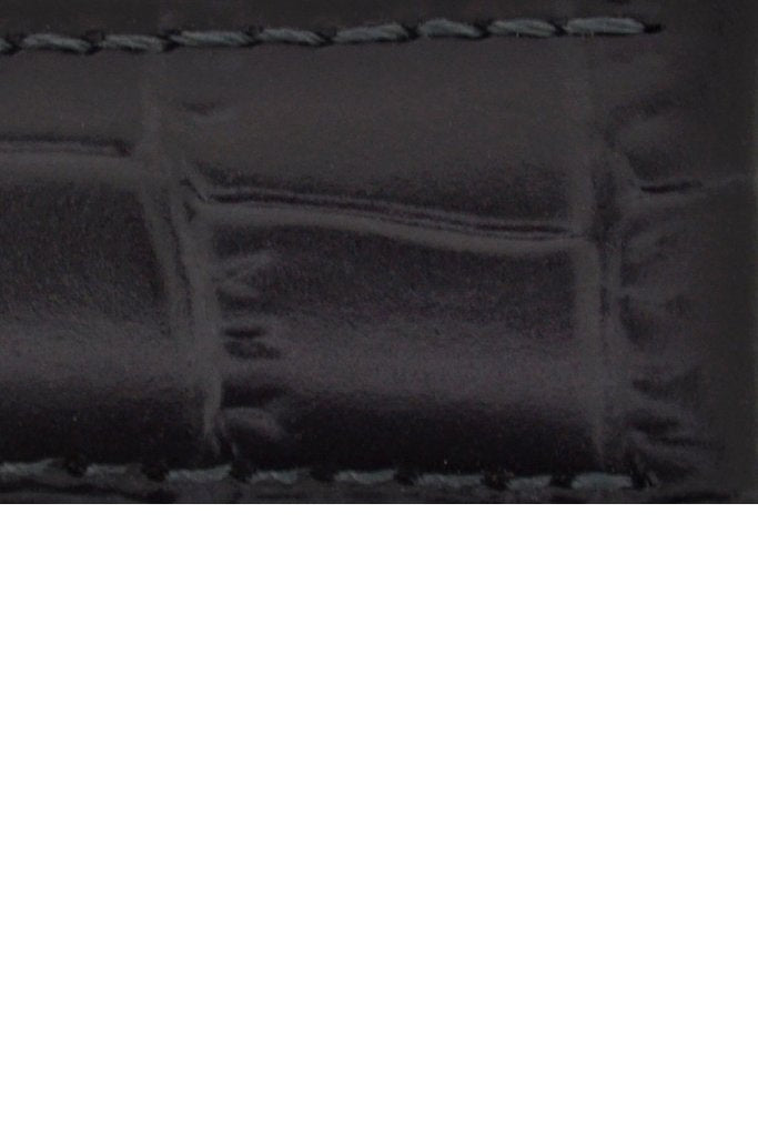 Hirsch LOUISIANALOOK Alligator Embossed Leather Watch Strap