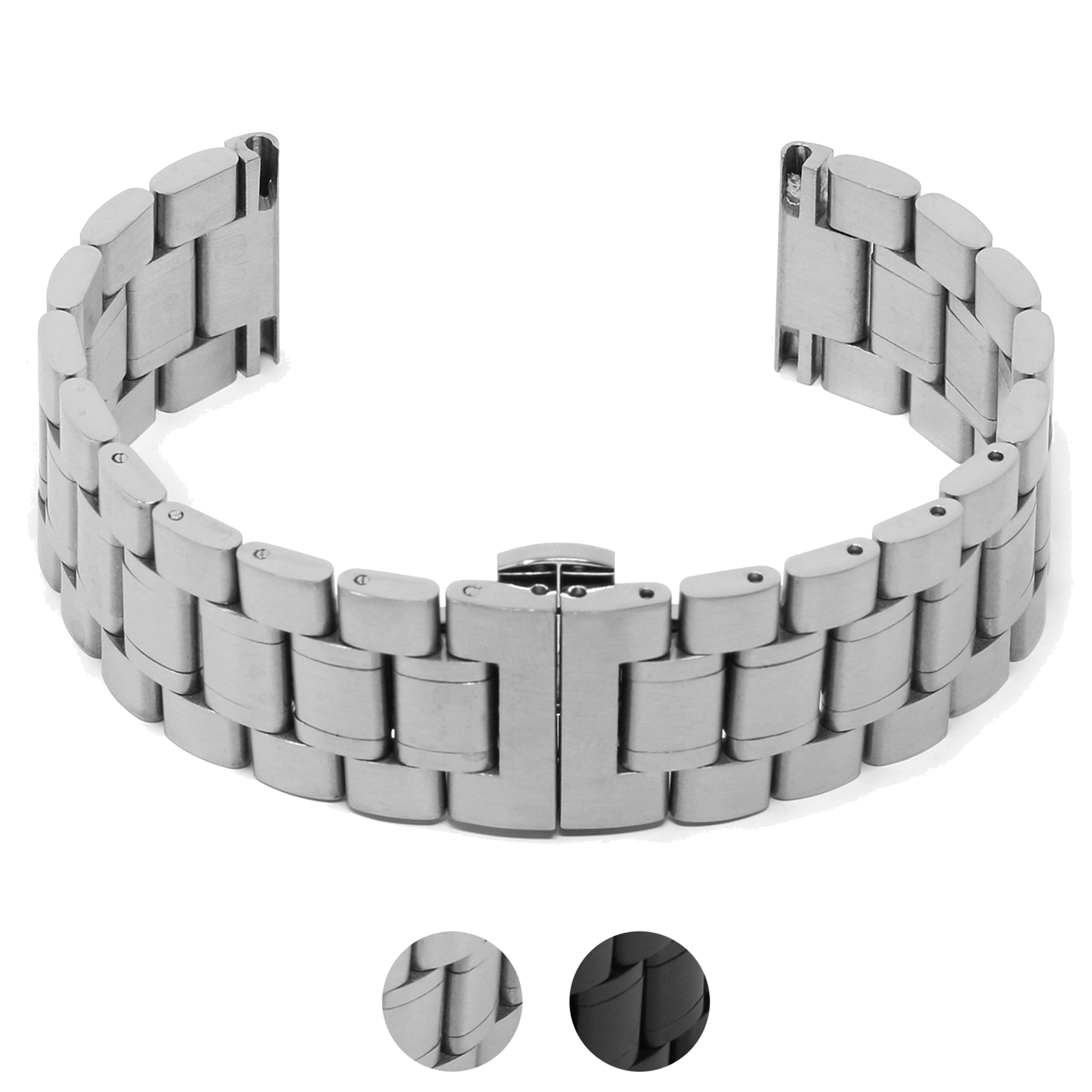 Mens metal discount watch bands