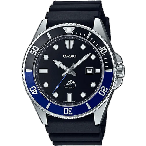 Casio Sport - 200M Black & Blue Bezel MDV106B-1A1