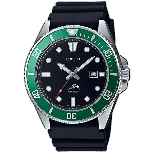 Casio Sport - 200M Green Bezel MDV106B-1A3