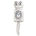 White Miss Kitty-Cat® Klock